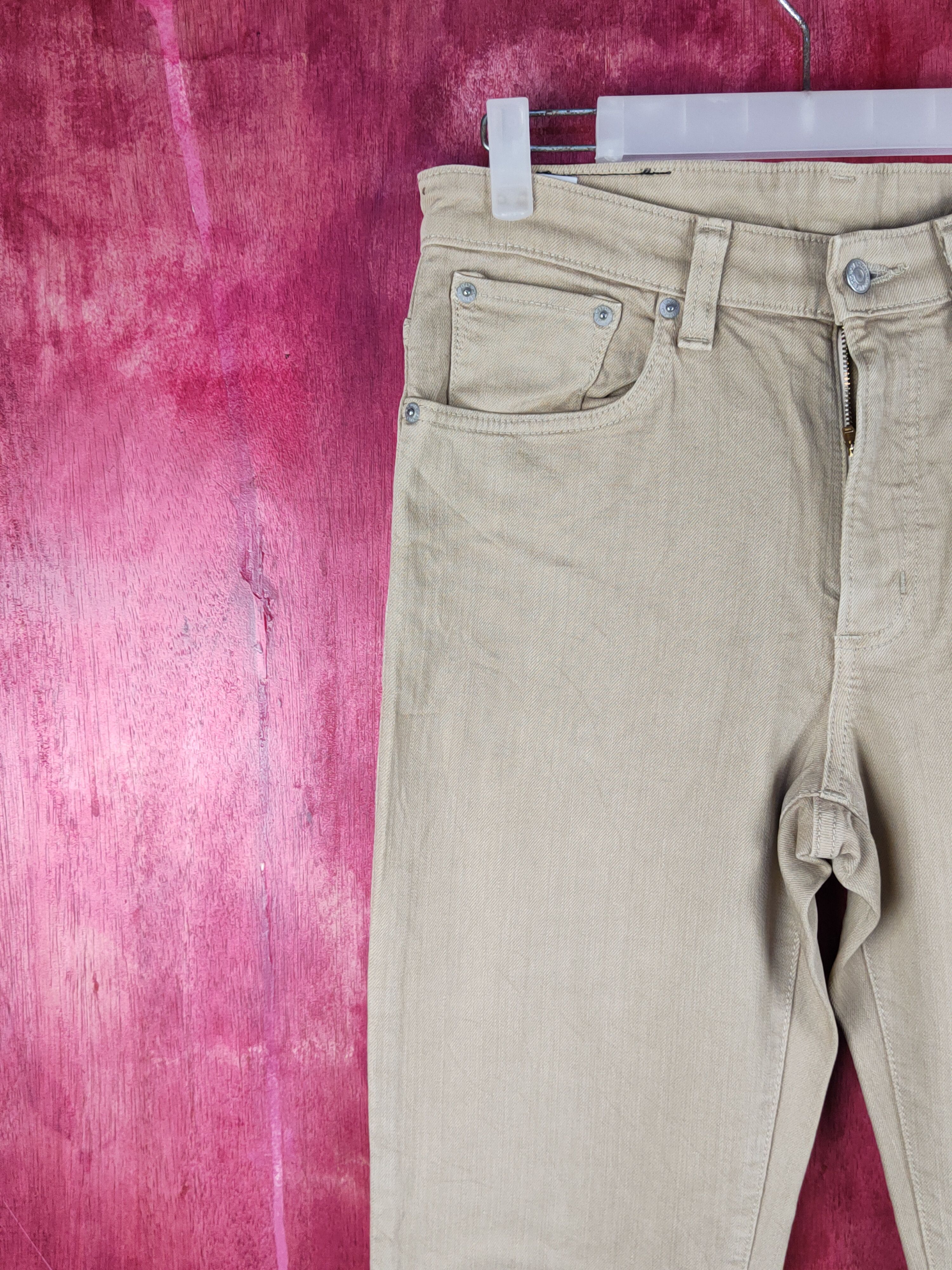 Edwin Edwin Brown denim distressed ripped Casual Pants #S1561 Size US 31 - 3 Thumbnail
