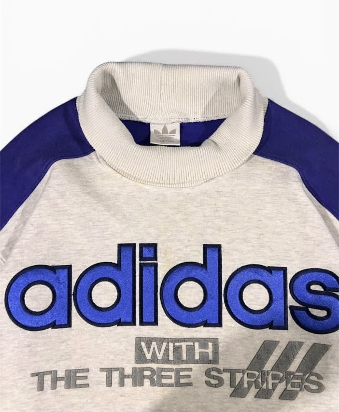 Adidas Vintage adidas pullover sweatshirt two colour Size US L / EU 52-54 / 3 - 3 Thumbnail