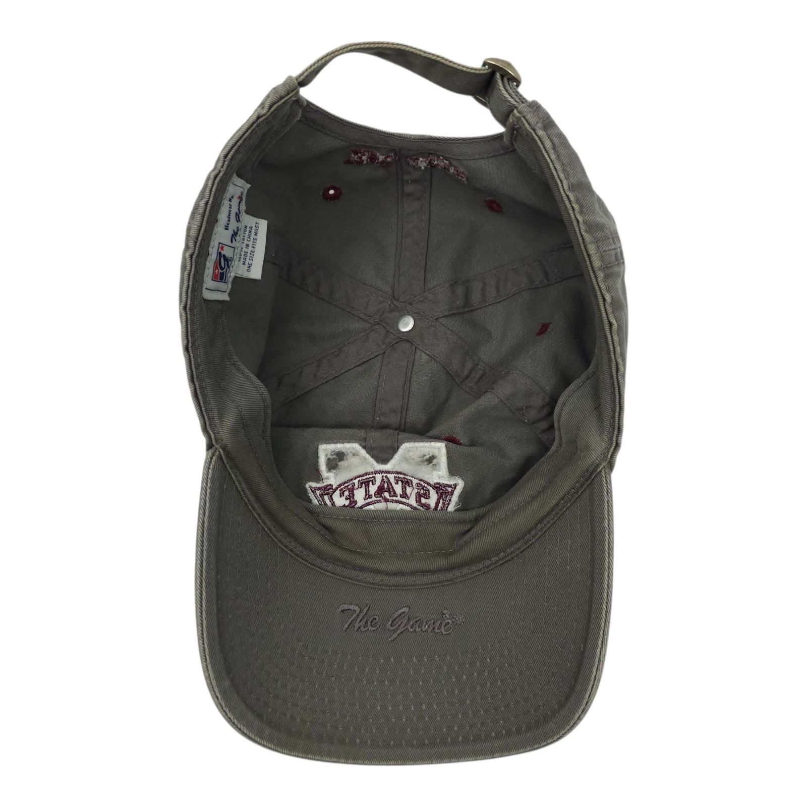 The Game Mississippi State Bulldogs Strapback Cap Hat Embroidered Size ONE SIZE - 5 Thumbnail