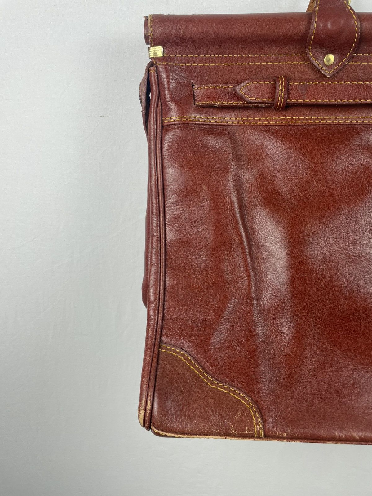 Genuine Leather Rare Pat-CAT Vintage Full Leathers Handmade Made in Italy Size ONE SIZE - 4 Thumbnail
