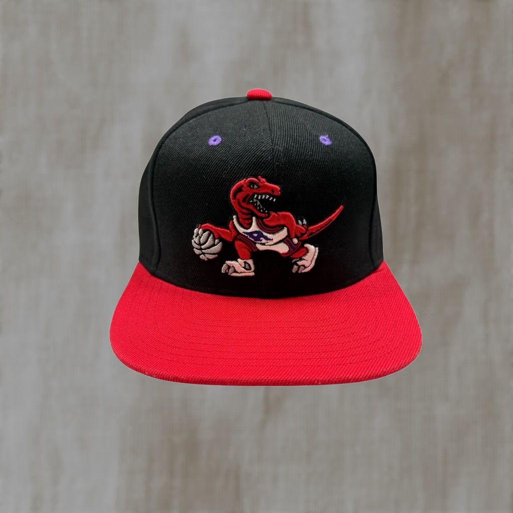 Mitchell & Ness Mitchell & Ness Toronto Raptors Snapback Hat Mens Black Red HWC OSFA Size ONE SIZE - 1 Thumbnail