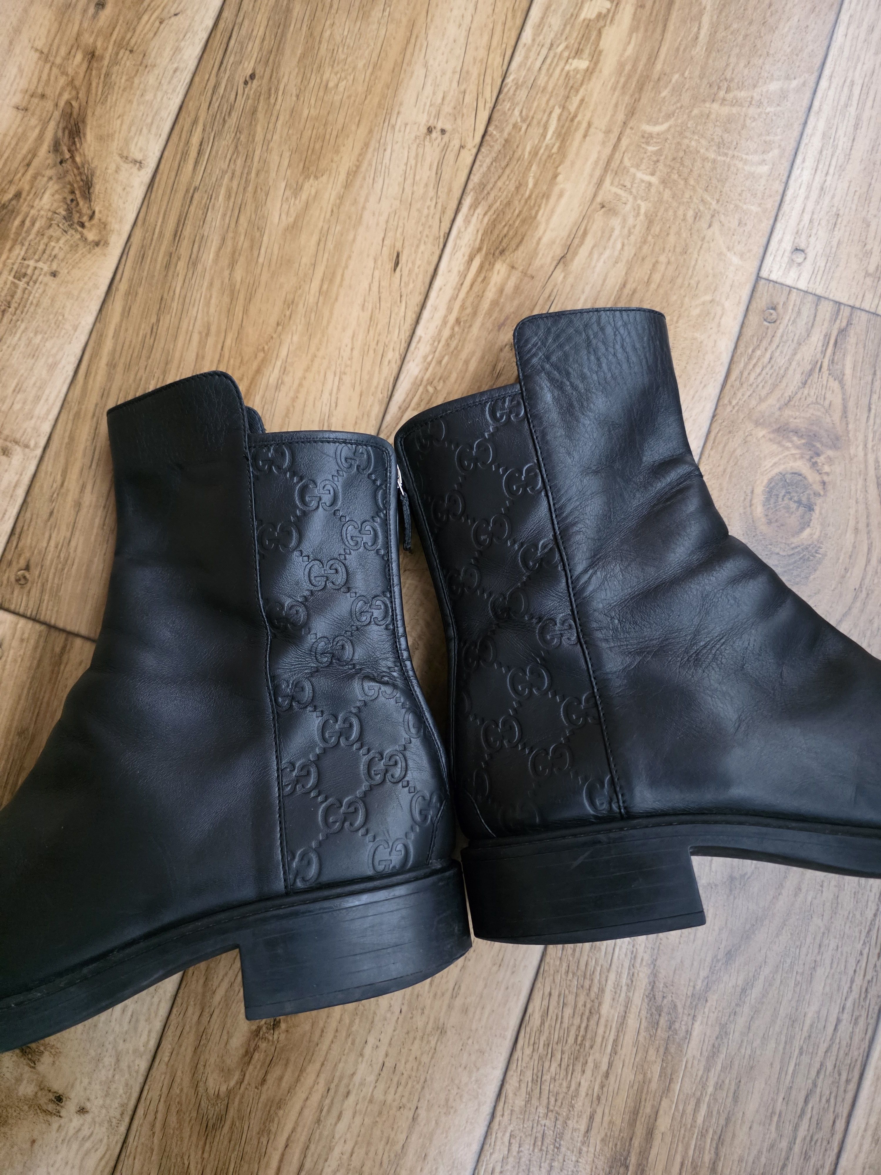 Gucci × Vintage Gucci GG Signature Leather Boots Size US 11 / IT 41 - 3 Thumbnail