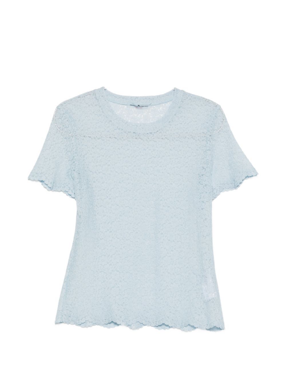 Ermanno Scervino EMBROIDERED T-SHIRT Size M / US 6-8 / IT 42-44 - 1 Thumbnail