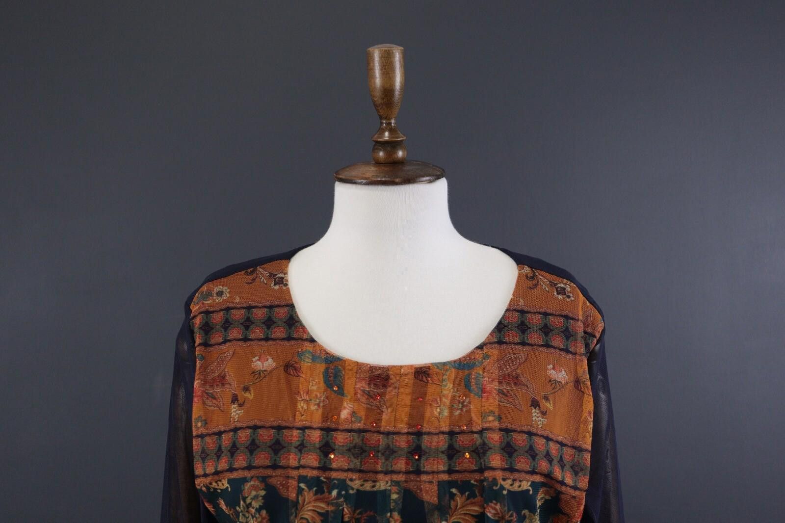 Desigual Desigual Multicolour Barocco J acquard Blouse Layered Size L Size L / US 10 / IT 46 - 2 Thumbnail