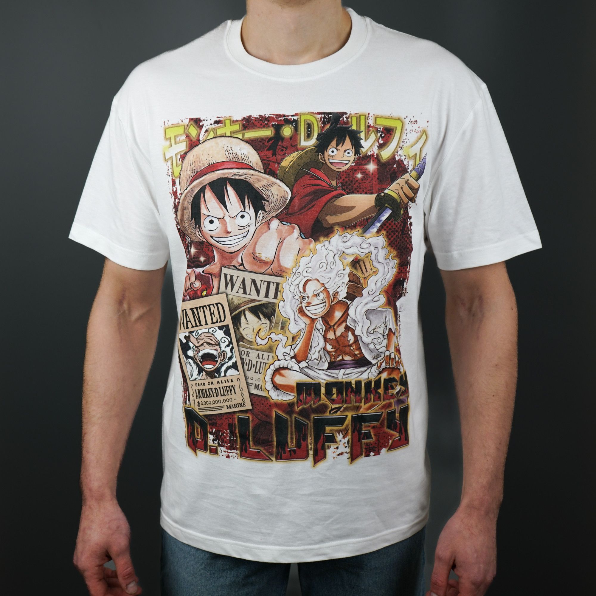 Anime × Japanese Brand × Vintage Monkey D Luffy One Piece Anime Manga Tee T-Shirt Size US XL / EU 56 / 4 - 1 Thumbnail