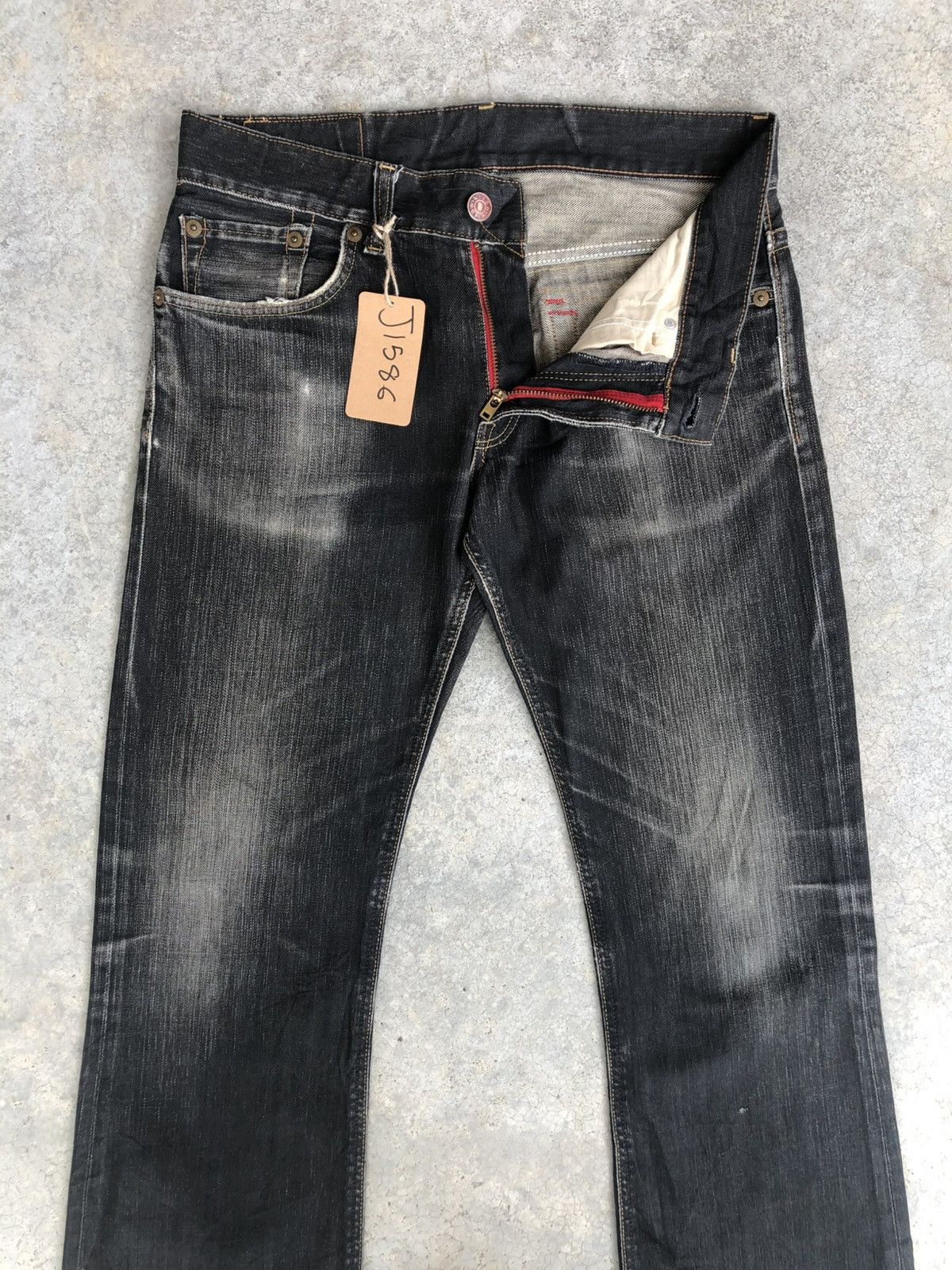 If Six Was Nine Japanese Edwin Flared Jeans Distressed Jeans Size US 32 / EU 48 - 3 Thumbnail