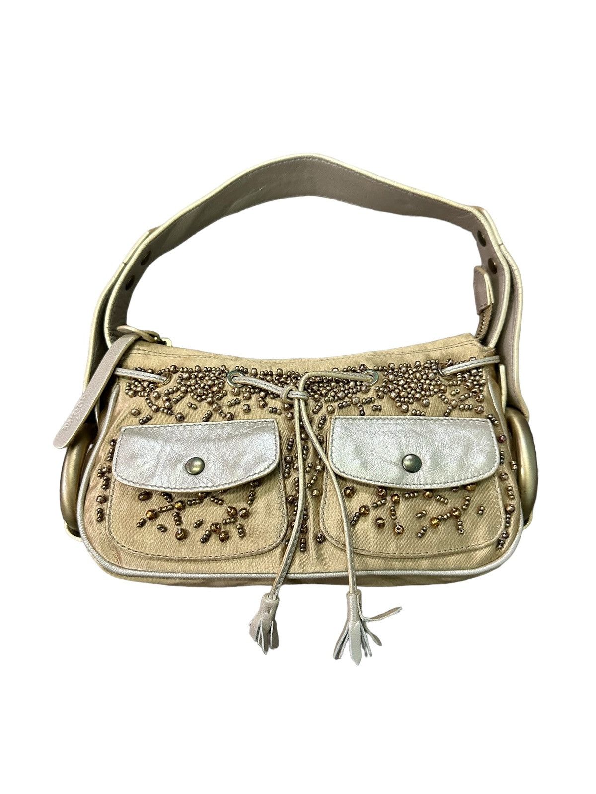 AUTHENTIC HOGAN EMBELLISHED POCHETTE BAG