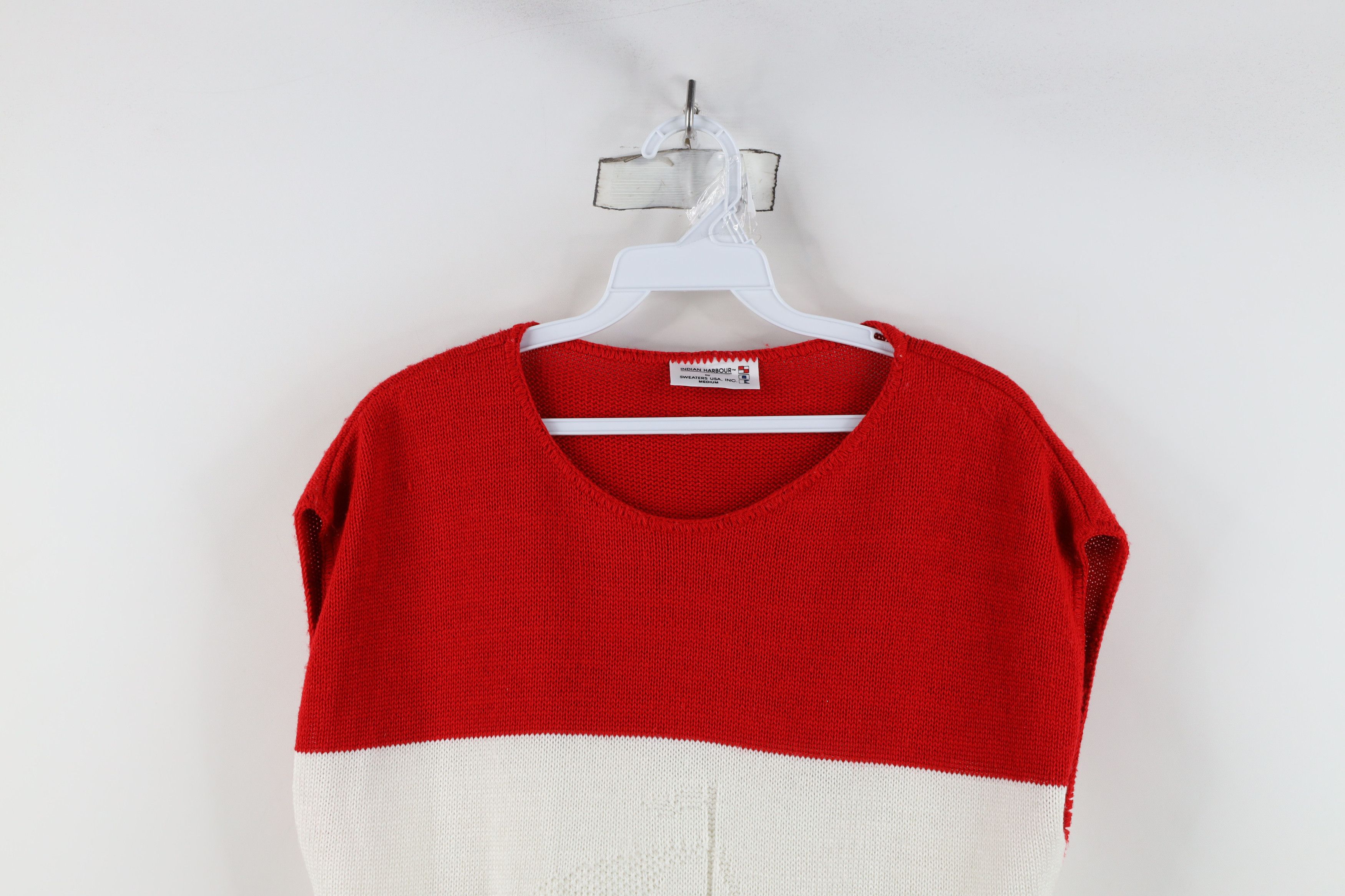 Vintage Vintage 70s 80s Streetwear Sailboat Knit Sweater Vest USA Size M / US 6-8 / IT 42-44 - 2 Thumbnail