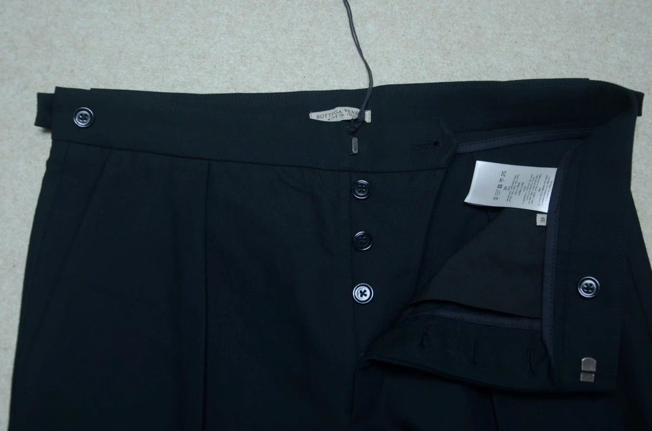 Bottega Veneta BV Black Tailored Chinos New with Tags Size 46S - 4 Thumbnail