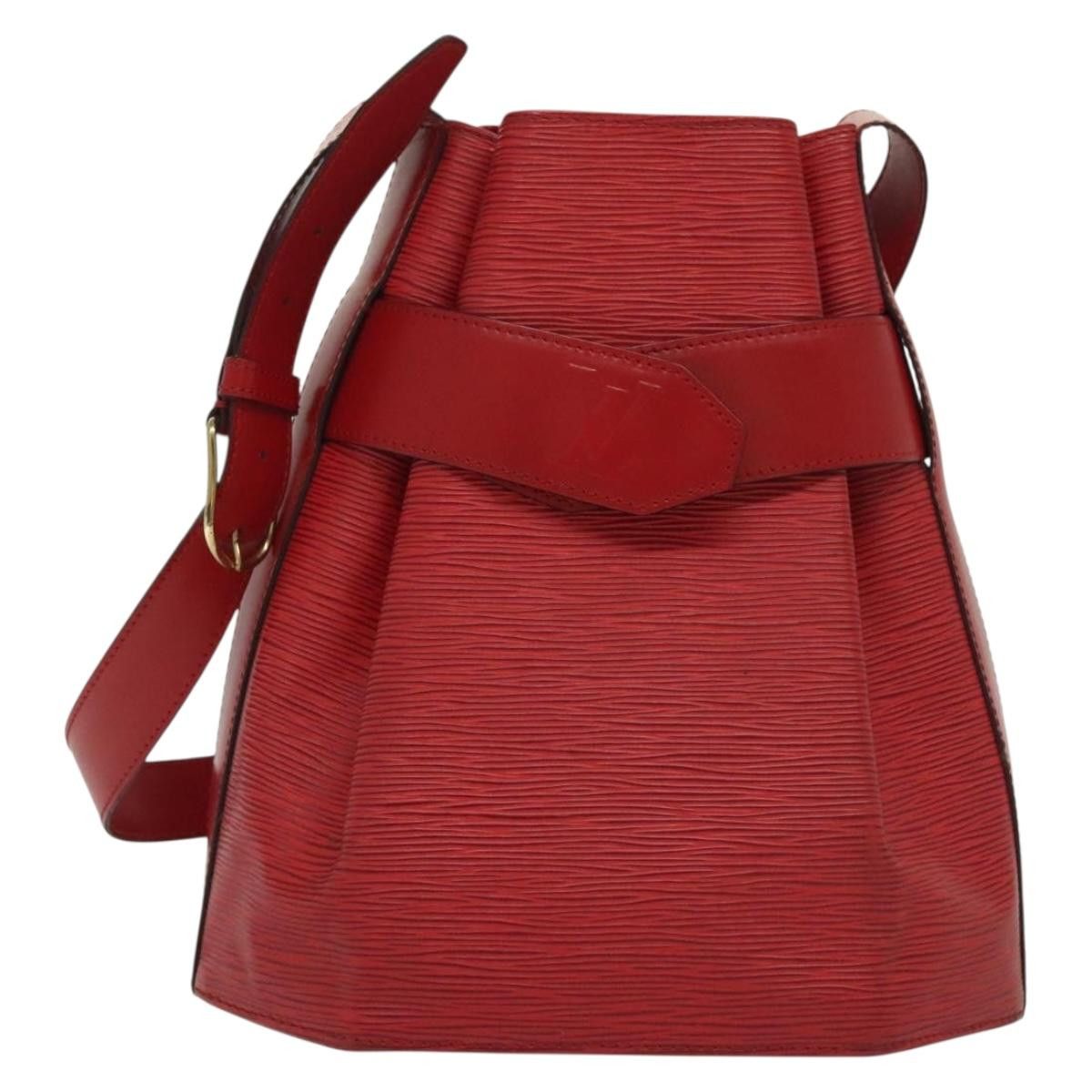 Louis Vuitton LOUIS VUITTON Epi Sac Depaule PM Shoulder Bag Red M80207 Size ONE SIZE - 13 Thumbnail