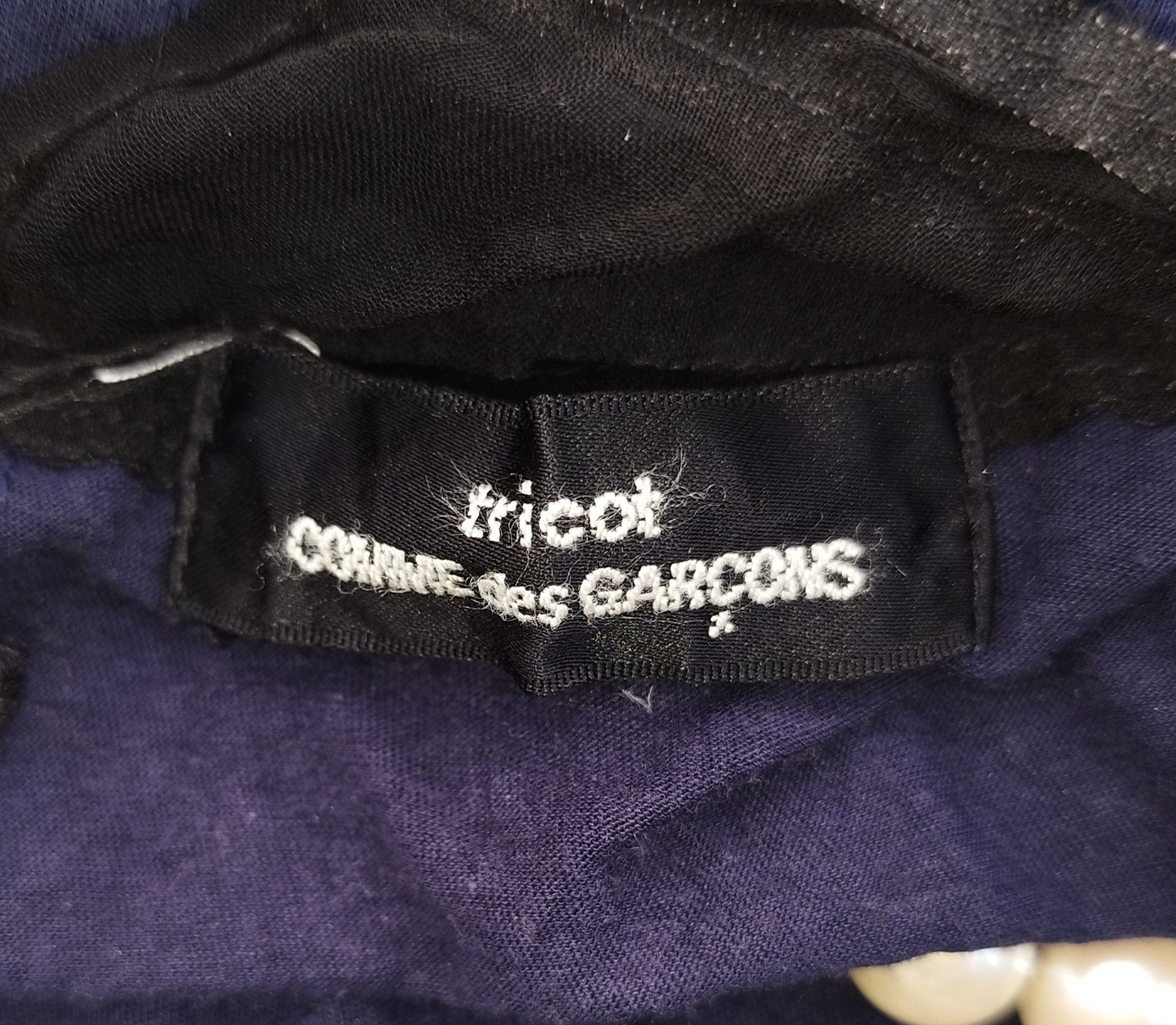 Comme des Garcons × Japanese Brand × Tricot Comme des Garcons Tricot comme des garcons pearl t-shirt Size S / US 4 / IT 40 - 5 Thumbnail
