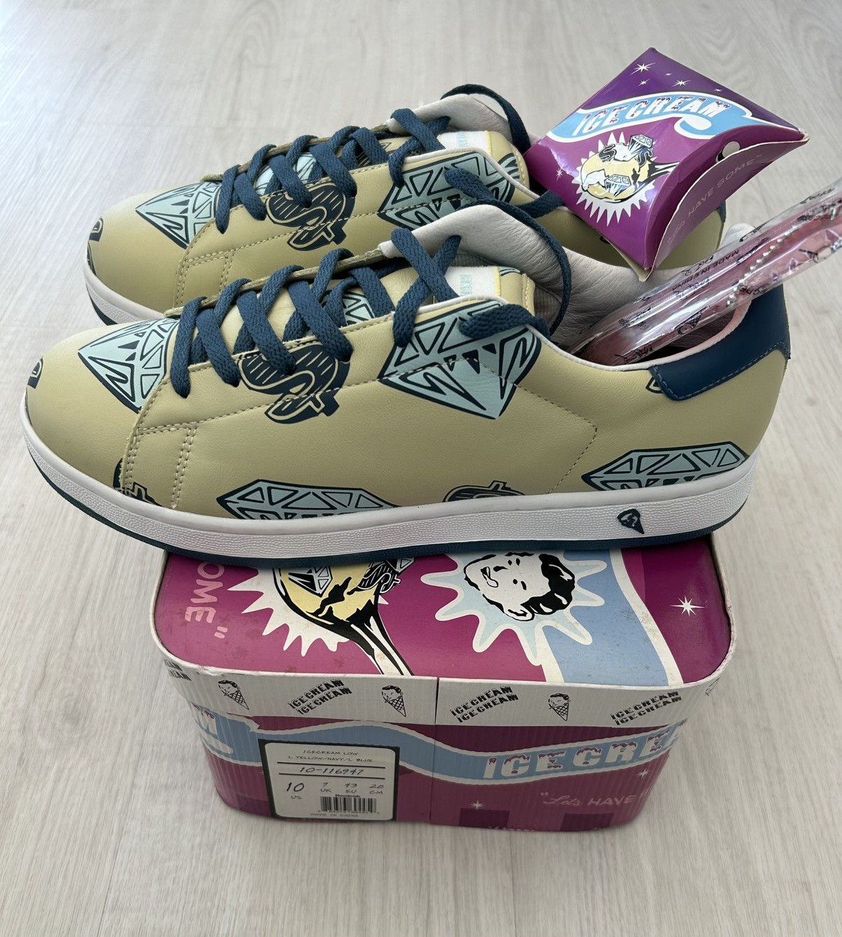 Icecream × Reebok RARE OG REEBOK X BBC/ICE CREAM BOUTIQUE SNEAKER Size US 10 / EU 43 - 3 Thumbnail