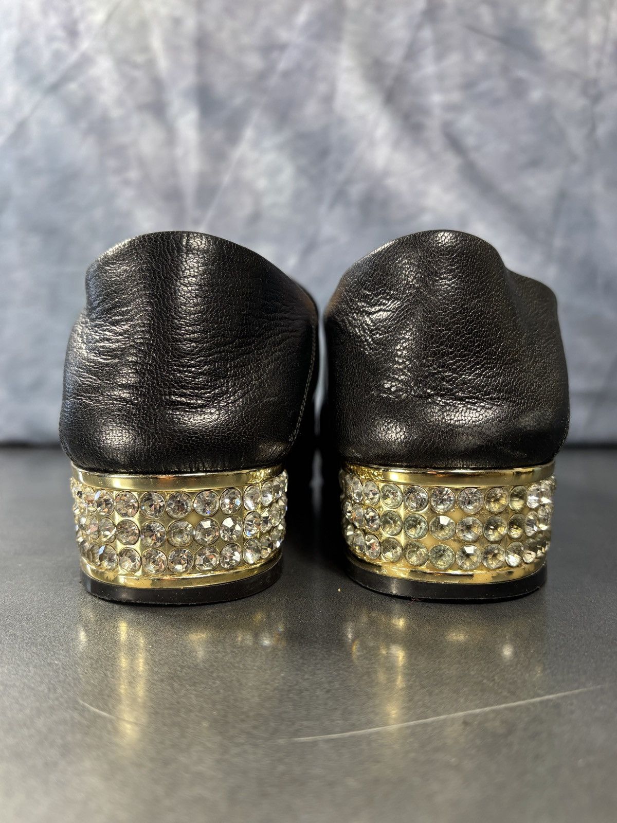 Gucci 2018 Gucci Horsebit Loafer Leather Mules Heels Crystal Jewel Size US 9 / IT 39 - 11 Thumbnail
