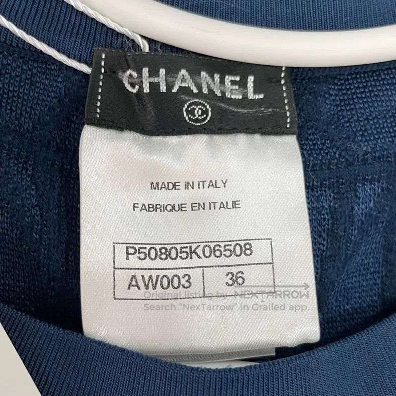 Chanel Chanel Blue short sleeve Size XS / US 0-2 / IT 36-38 - 4 Thumbnail