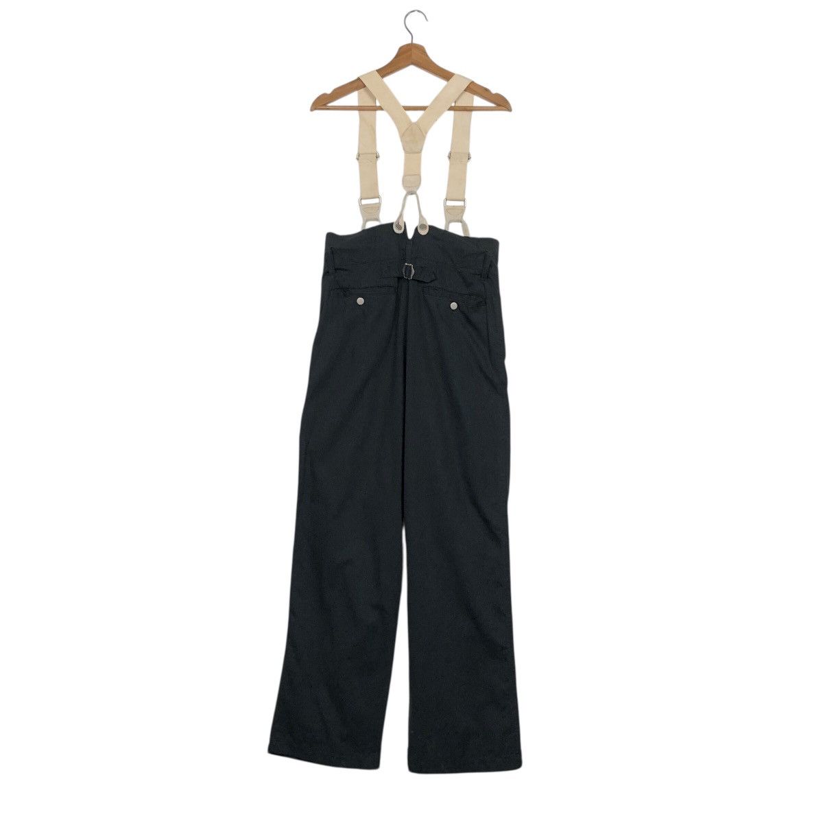 Issey Miyake Archival Issey Miyake High Waist Wide Leg Suspender Trousers Size US 30 / EU 46 - 8 Thumbnail