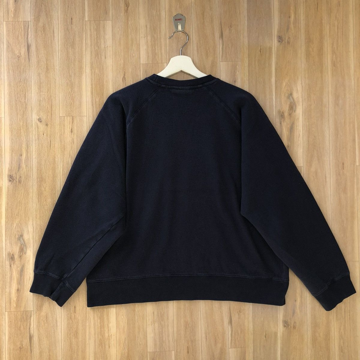 Vintage Vintage Navy Embroidered Pullover Sweatshirt Size US M / EU 48-50 / 2 - 6 Thumbnail