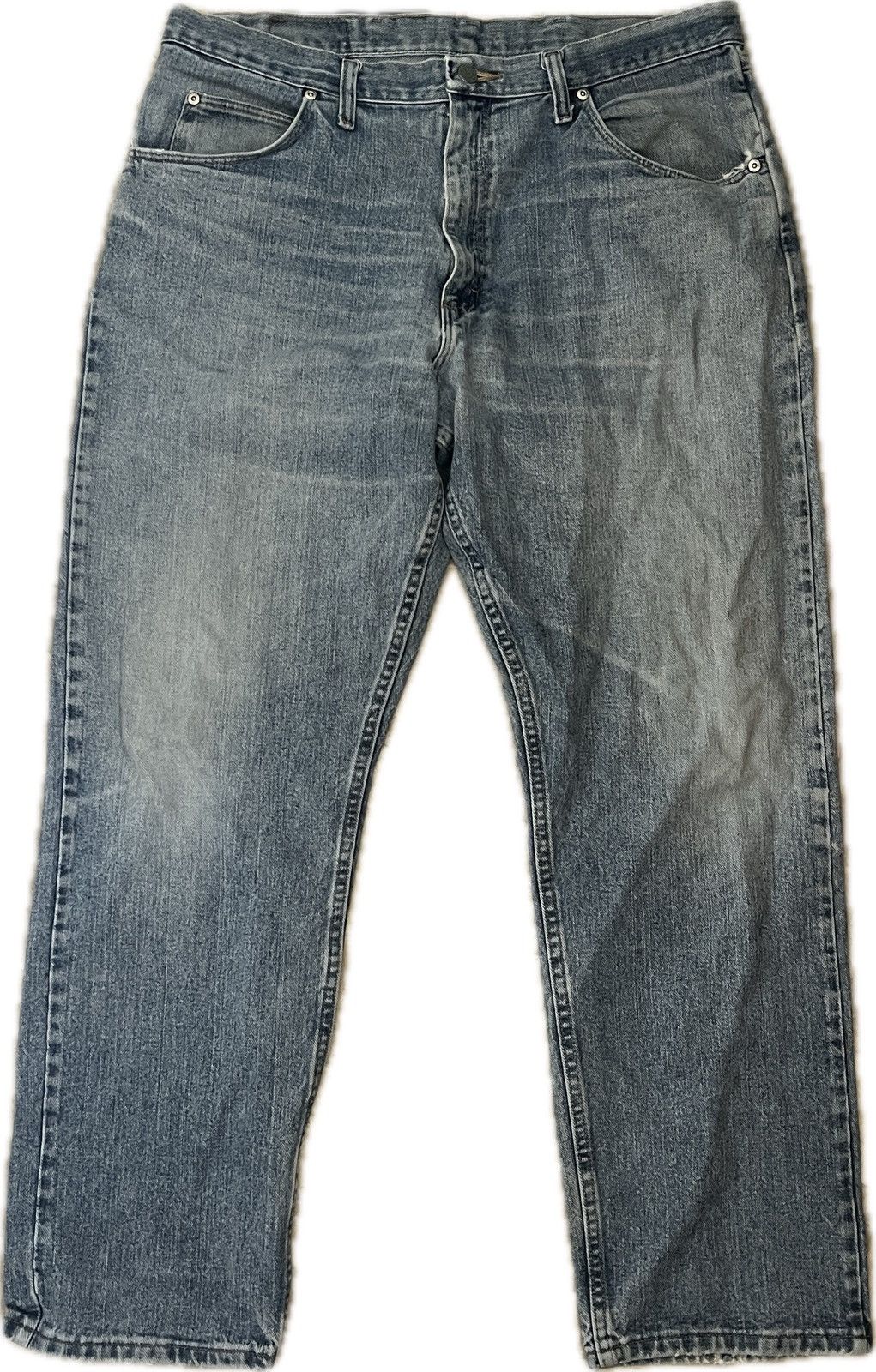 Wrangler Wrangler Men’s Blue Denim Jeans Size 36x32 Size US 36 / EU 52 - 1 Thumbnail
