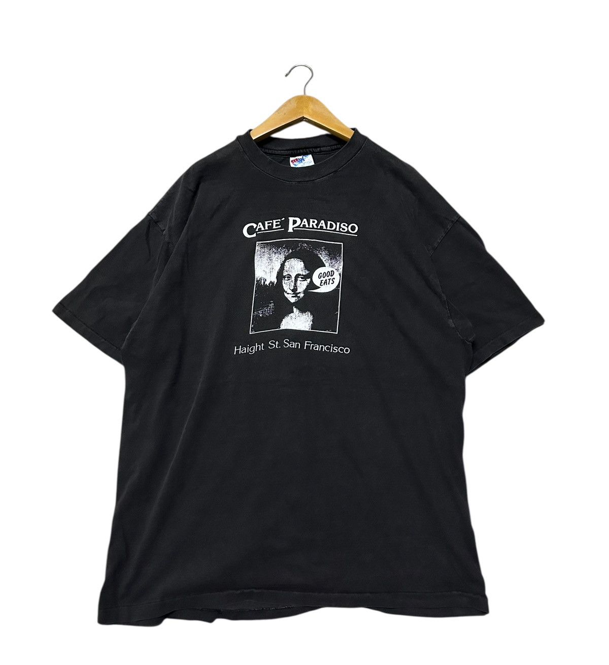 Vintage Vintage 90s Cafe paradiso haigh st san francisco tshirt Size US XL / EU 56 / 4 - 2 Thumbnail