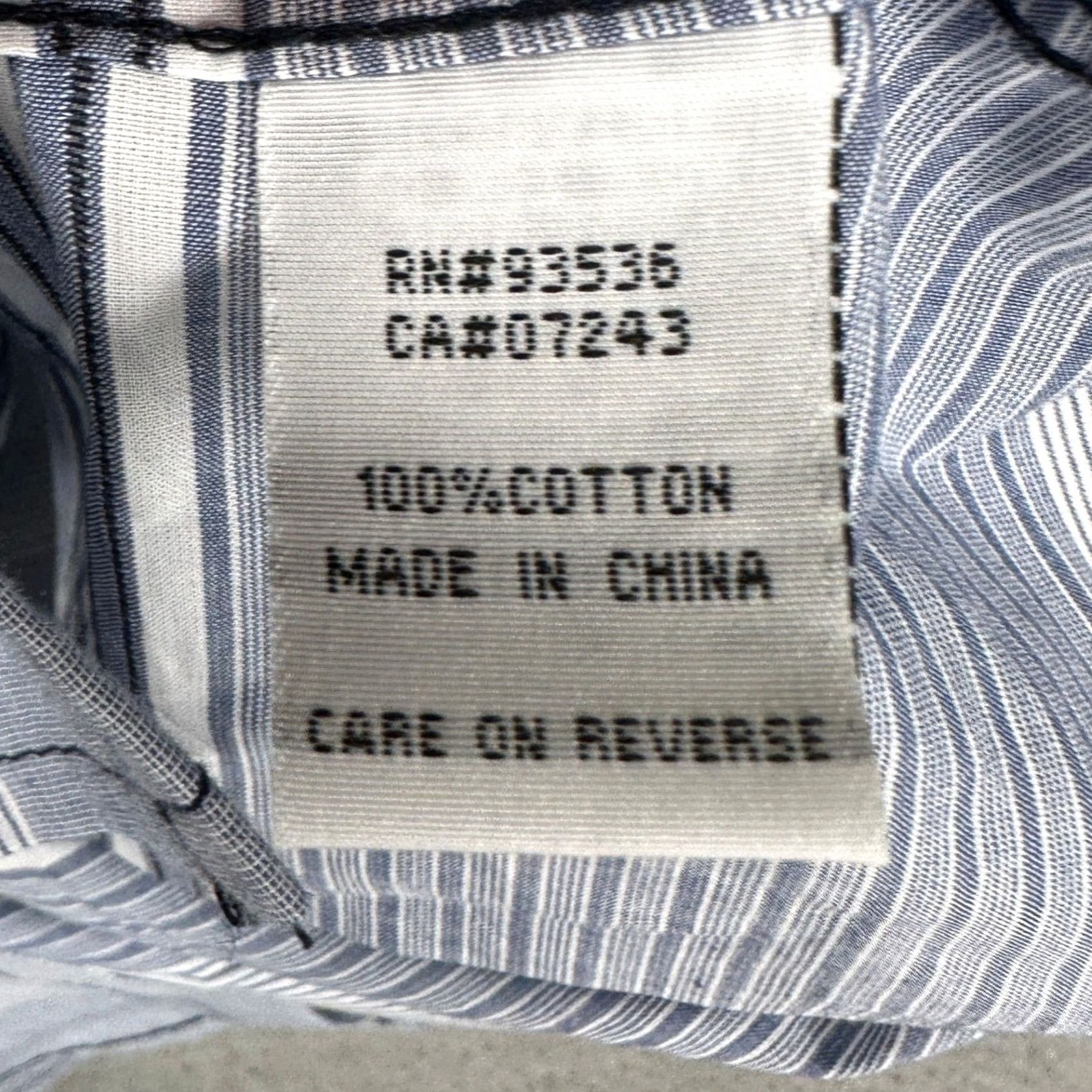 Marcs VINTAGE? No. Marc Ecko Shirt XL Blue Stripes Slim Fit Button-Up Long Sleeve Casual NEW Size US XL / EU 56 / 4 - 7 Thumbnail