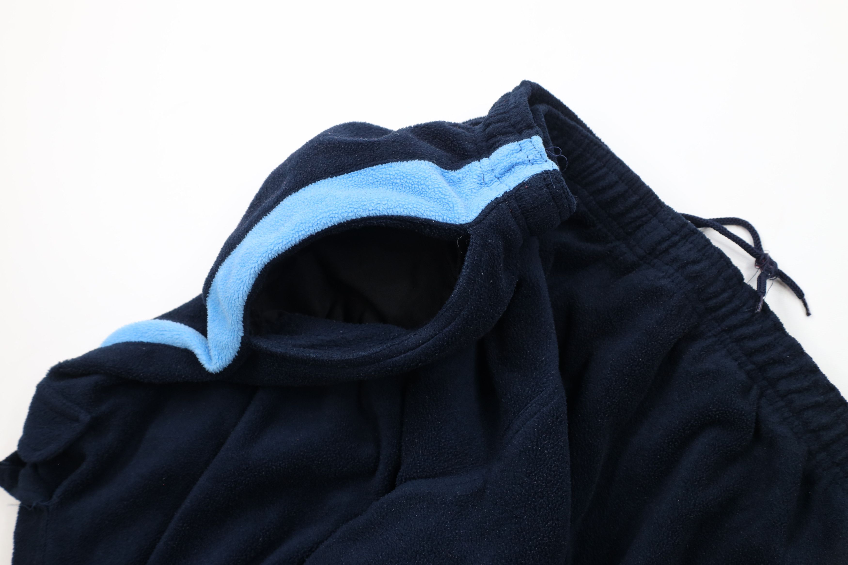 Vintage Vintage 90s Wilson Baggy Wide Leg Fleece Cargo Pants Blue Size US 44 / EU 60 - 7 Thumbnail