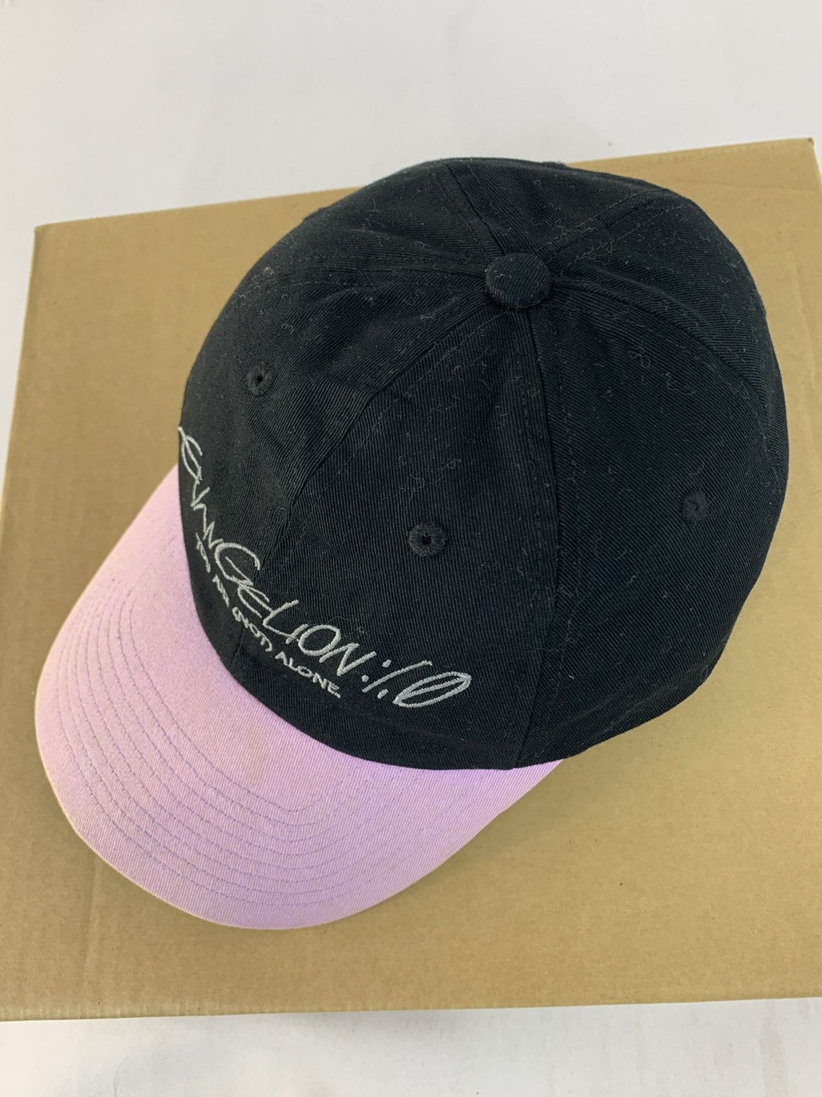 Anime 90s Japanese Anime Evangelion Khara 6 Panel Round Cap Size ONE SIZE - 3 Thumbnail