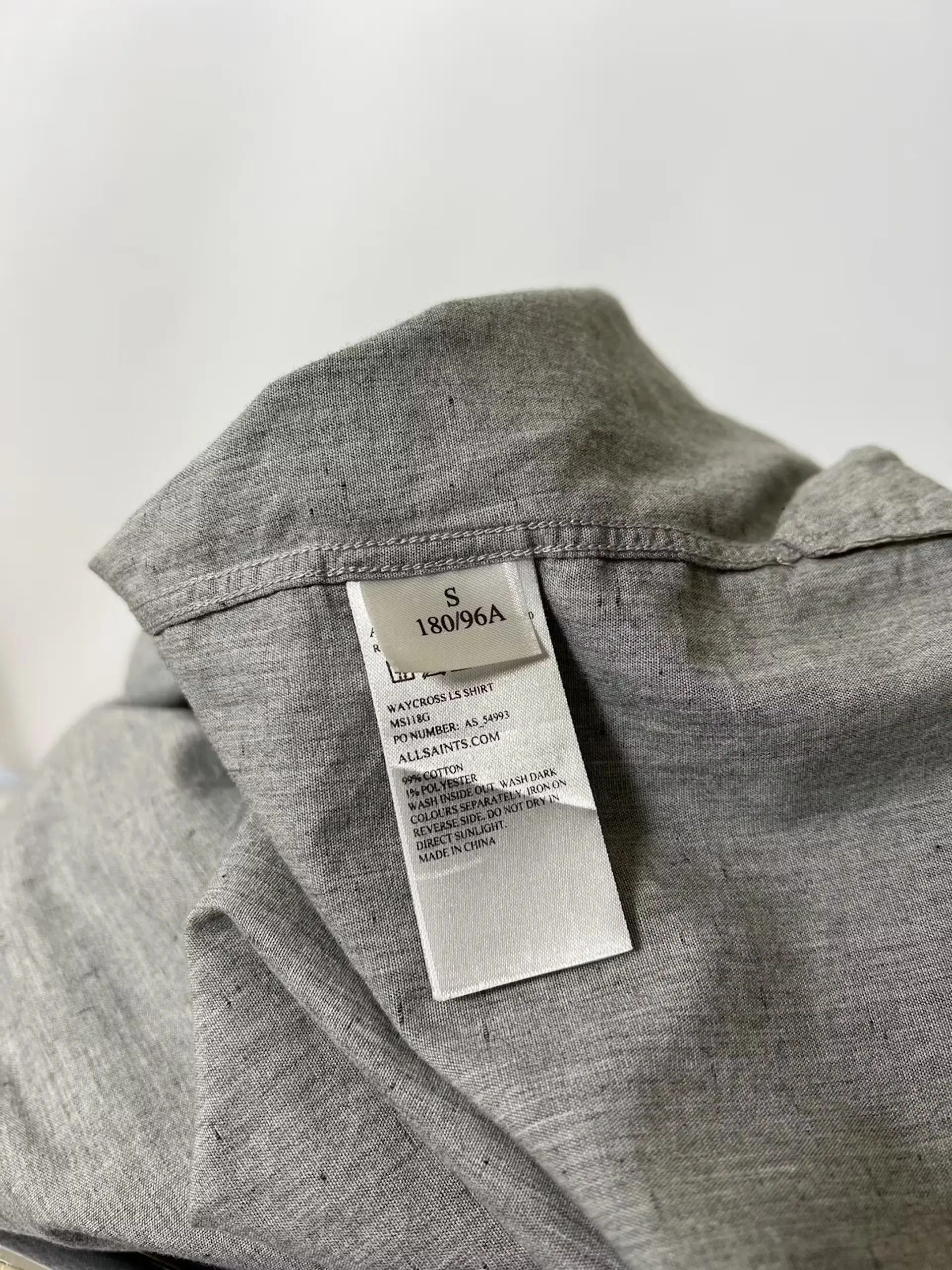 Allsaints × Japanese Brand All Saints Waycross LS shirt Size US S / EU 44-46 / 1 - 4 Thumbnail