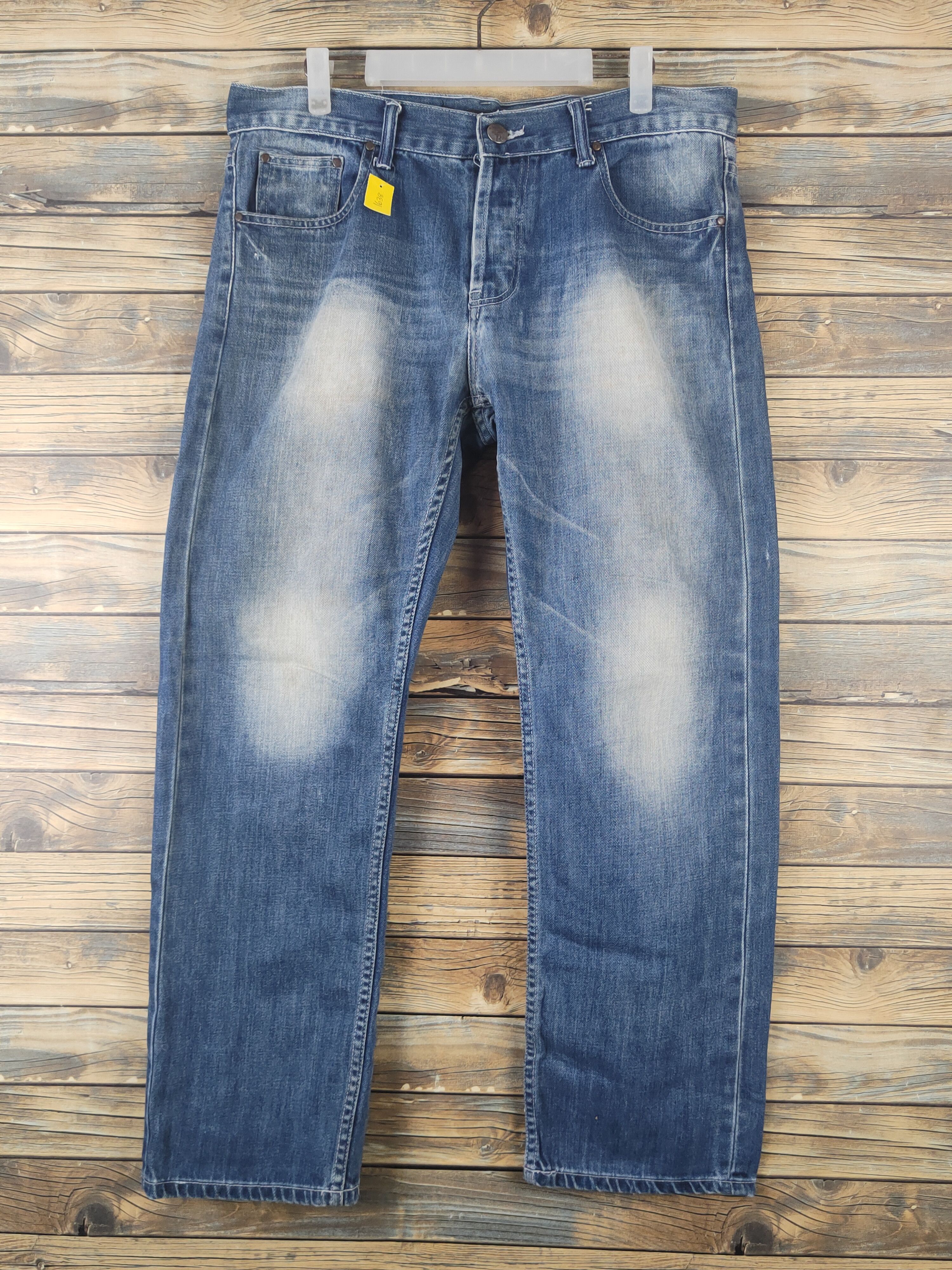 Levi's DL Levi's Blue Distressed Ripped Jeans #1638 Size US 36 / EU 52 - 1 Thumbnail