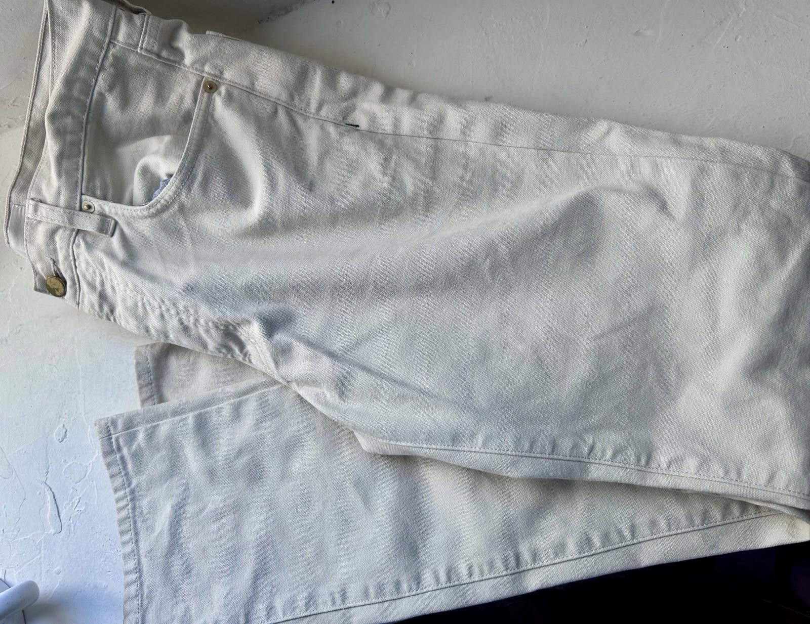 Sid Mashburn Sid Mashburn White Denim Jeans – Size 32x32 Size US 32 / EU 48 - 1 Thumbnail