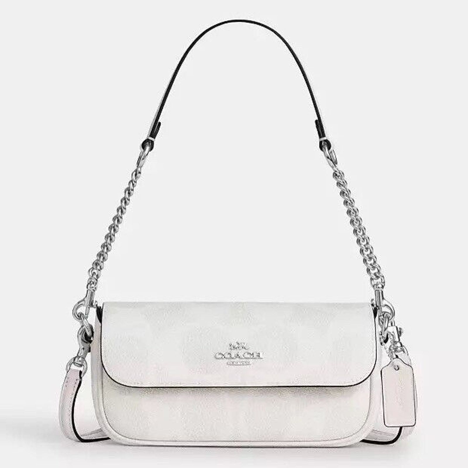 Coach NWT Coach Hailey Canvas CAN70 SV/ White /Chalk Size ONE SIZE - 5 Thumbnail