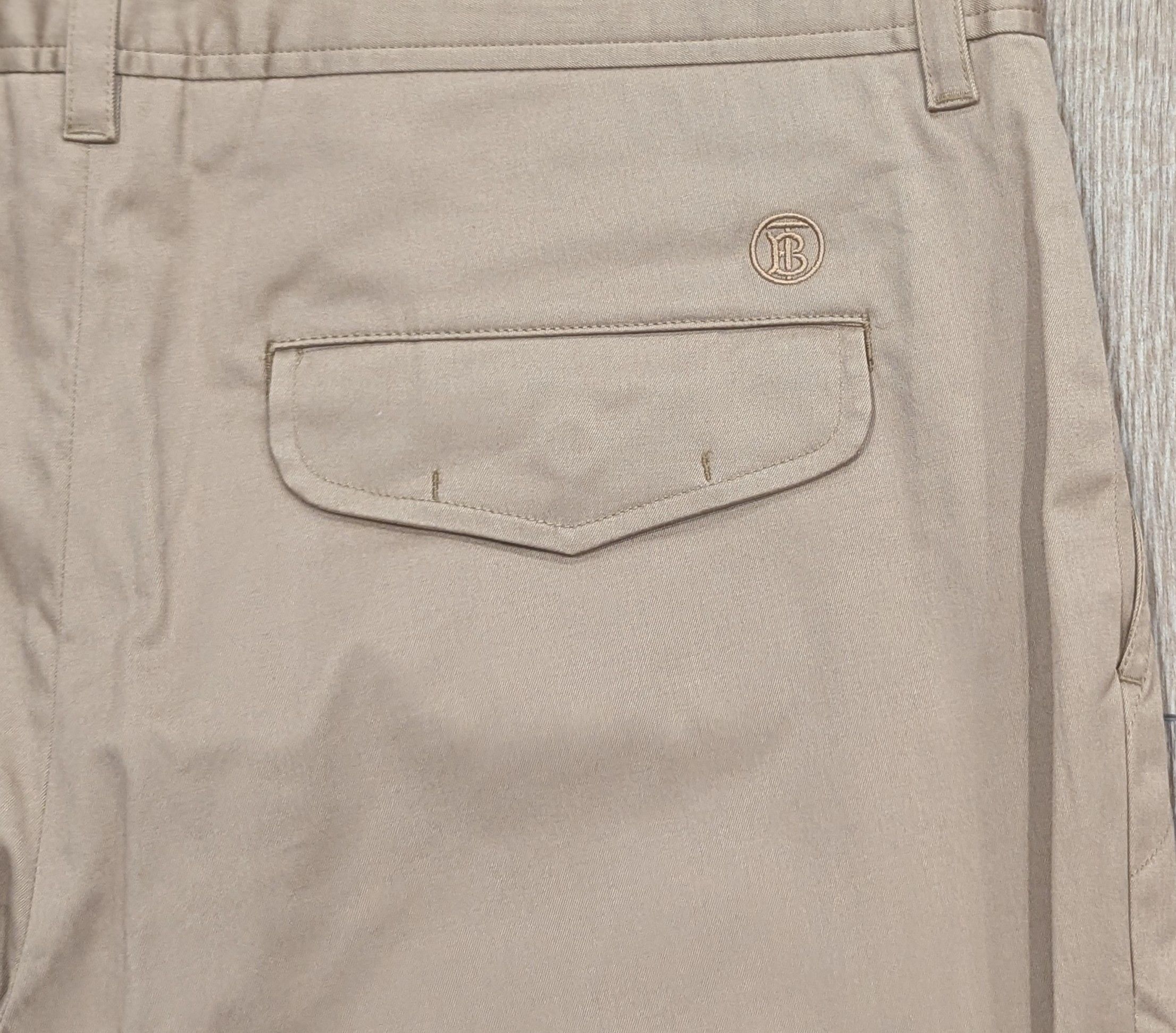 Burberry Burberry Embroidered Logo Tailored Pants Camel 54 US 38 Size US 38 / EU 54 - 5 Thumbnail