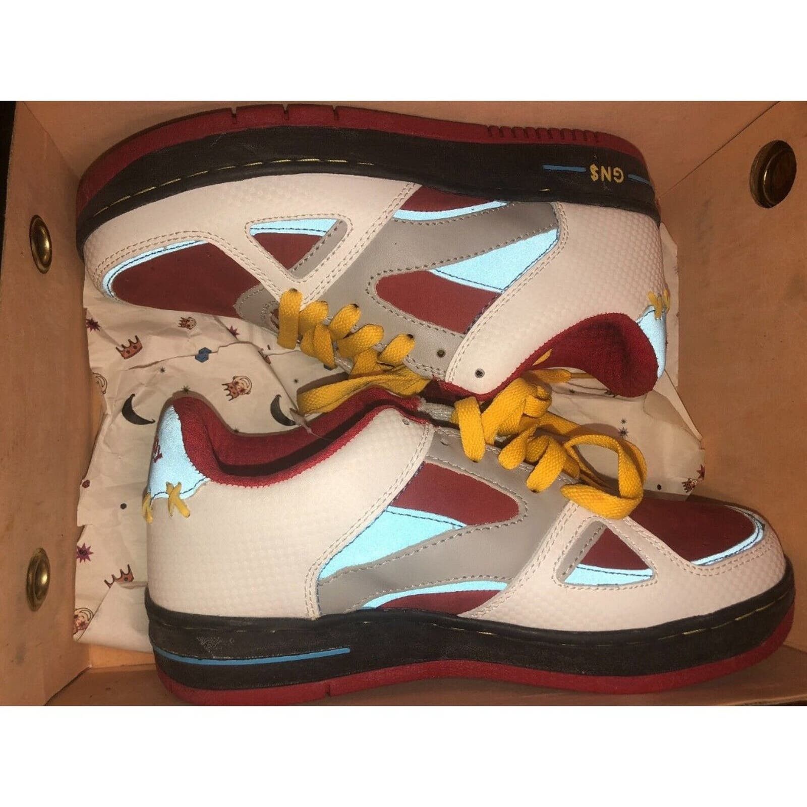 image of Greedy Genius Multi-Color Sneakers Barney's Ny Size 7 Men's in Red