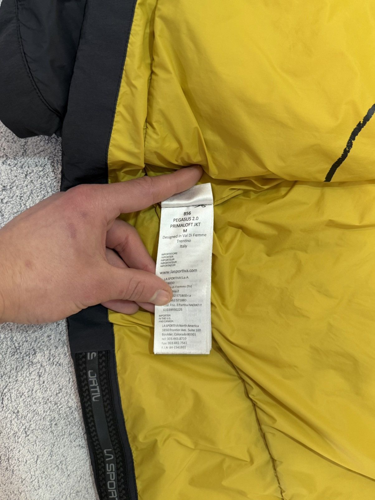 La Sportiva La Sportiva Pegasus 2.0 Primaloft Jacket Ripstop Outdoor Men Size US L / EU 52-54 / 3 - 9 Thumbnail