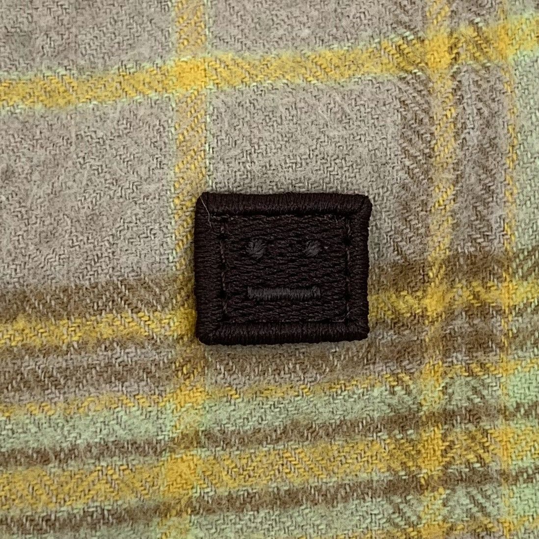 Acne Studios Acne Studios Yellow Plaid Cotton Casual Wide-Leg Pants K26WX Size 26" / US 2 / IT 38 - 6 Thumbnail