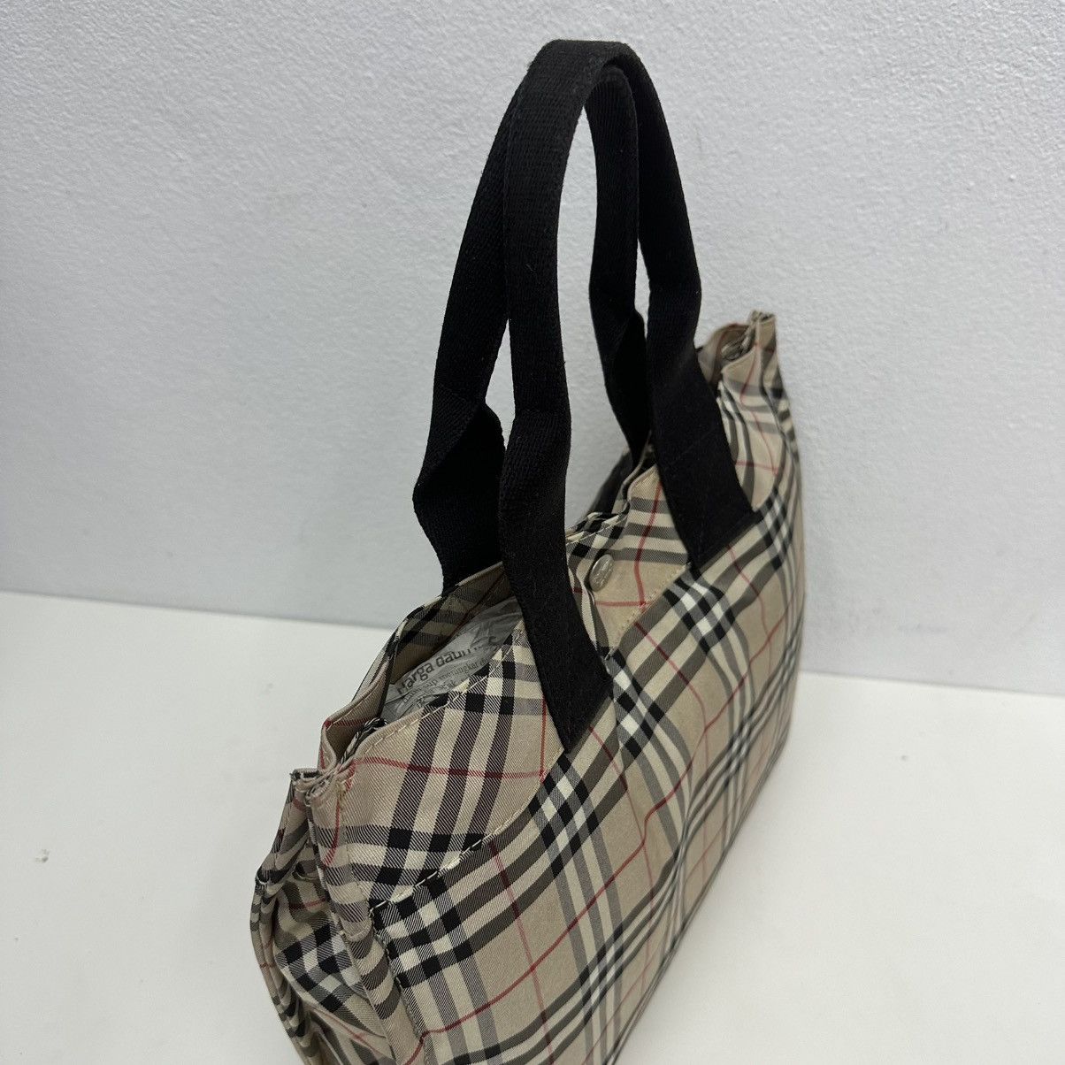 Burberry ‼️YES‼️AUTHENTIC BURBERRY BLUE LABEL NOVA CHECK CARRY TOTE BAG Size ONE SIZE - 6 Thumbnail