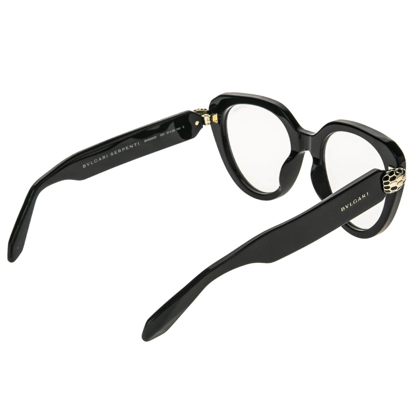 Bvlgari BVLGARI 50003 Serpenti BV50003I Black Optical Eyeglass Style Size ONE SIZE - 7 Thumbnail