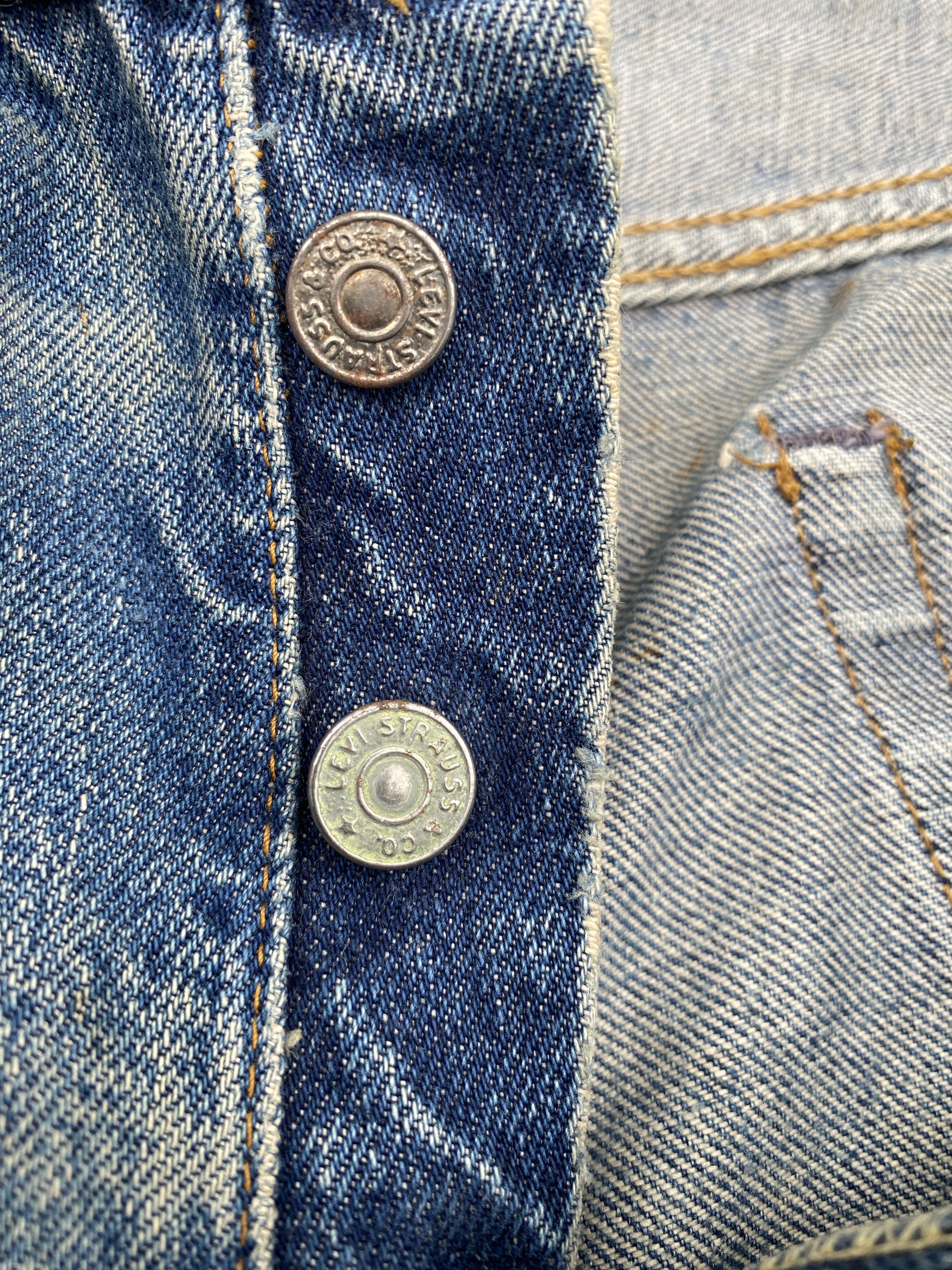 Levi's Vintage 60/70s Levis 501 Big E Redline #6 Selvedge Jeans Size US 33 - 11 Thumbnail
