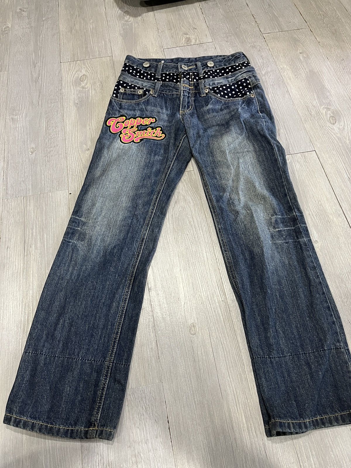 Hysteric Glamour Vintage Double Waist Copper Smith Jeans Size US 28 / EU 44 - 3 Thumbnail