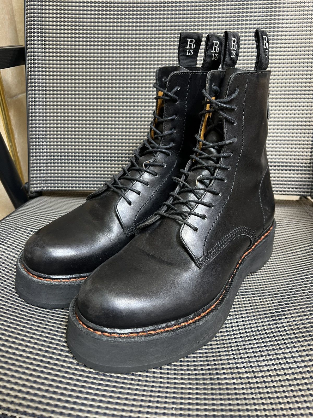 R13 R13 Single Stack Boots Size US 7 / EU 40 - 2 Thumbnail