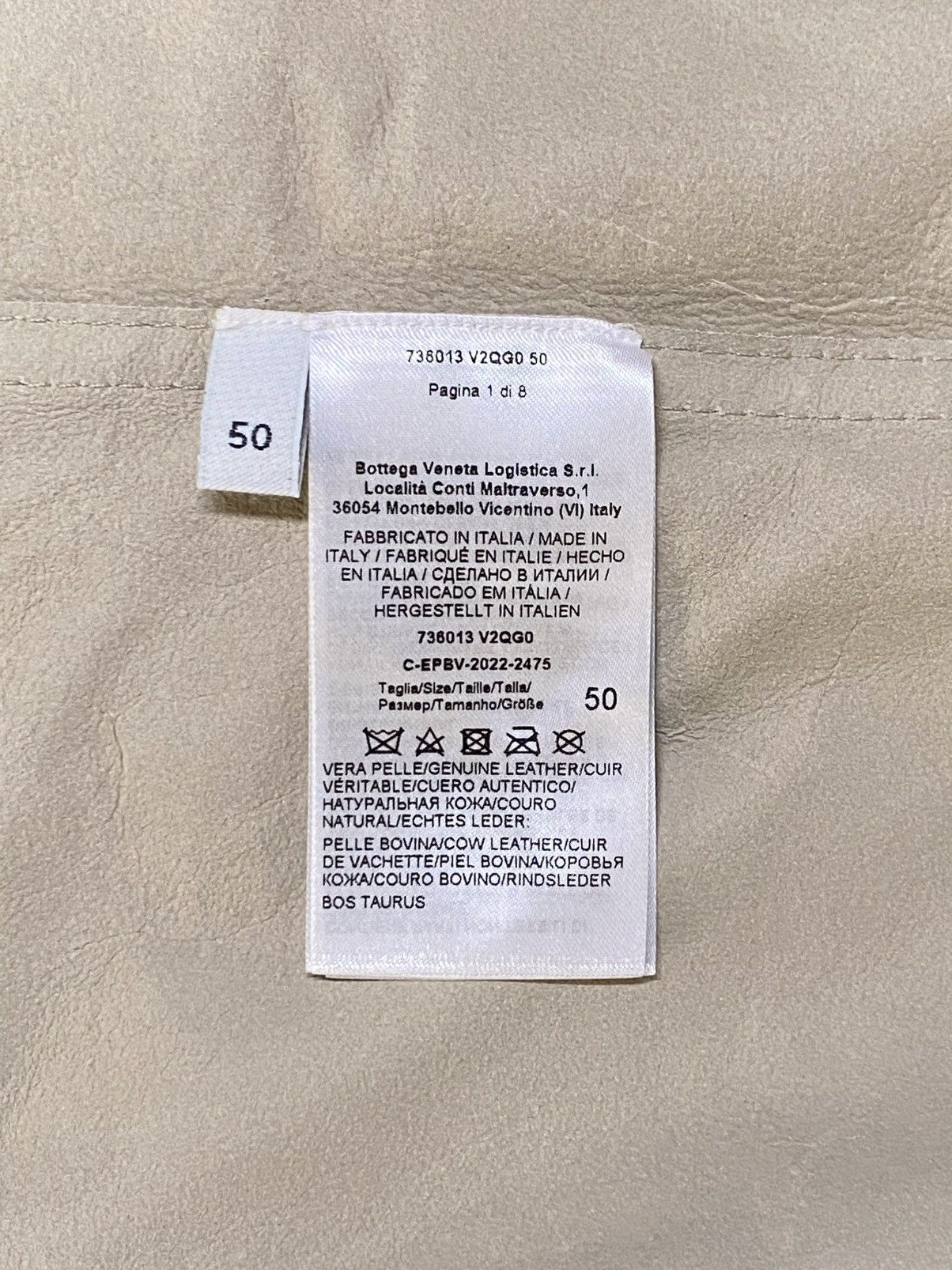Bottega Veneta Bottega Veneta Leather Shirt size 50/us size 40 Size US M / EU 48-50 / 2 - 14 Thumbnail