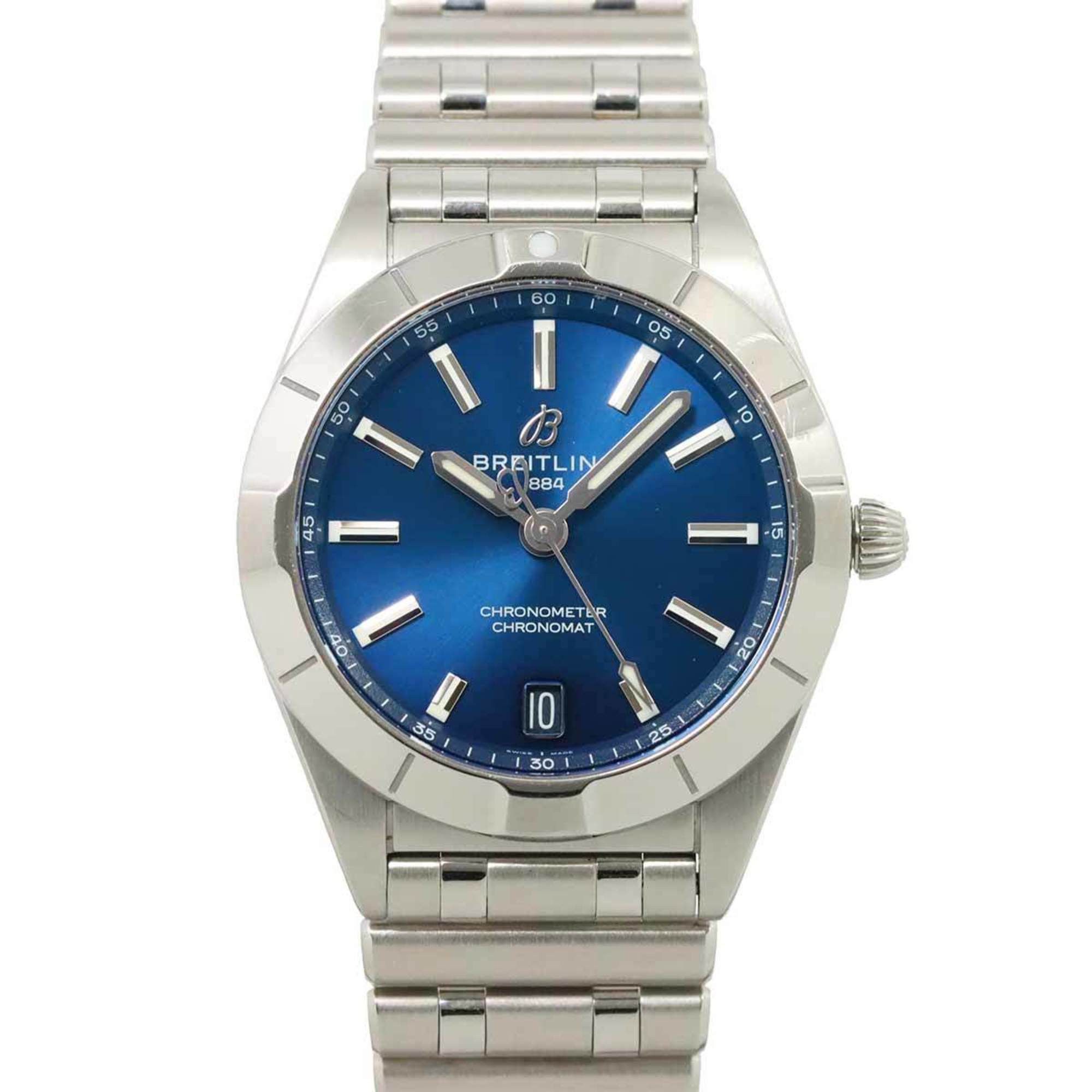 Breitling Chronomat 32 A77310 Women's Watch Date Navy Quartz in Blue