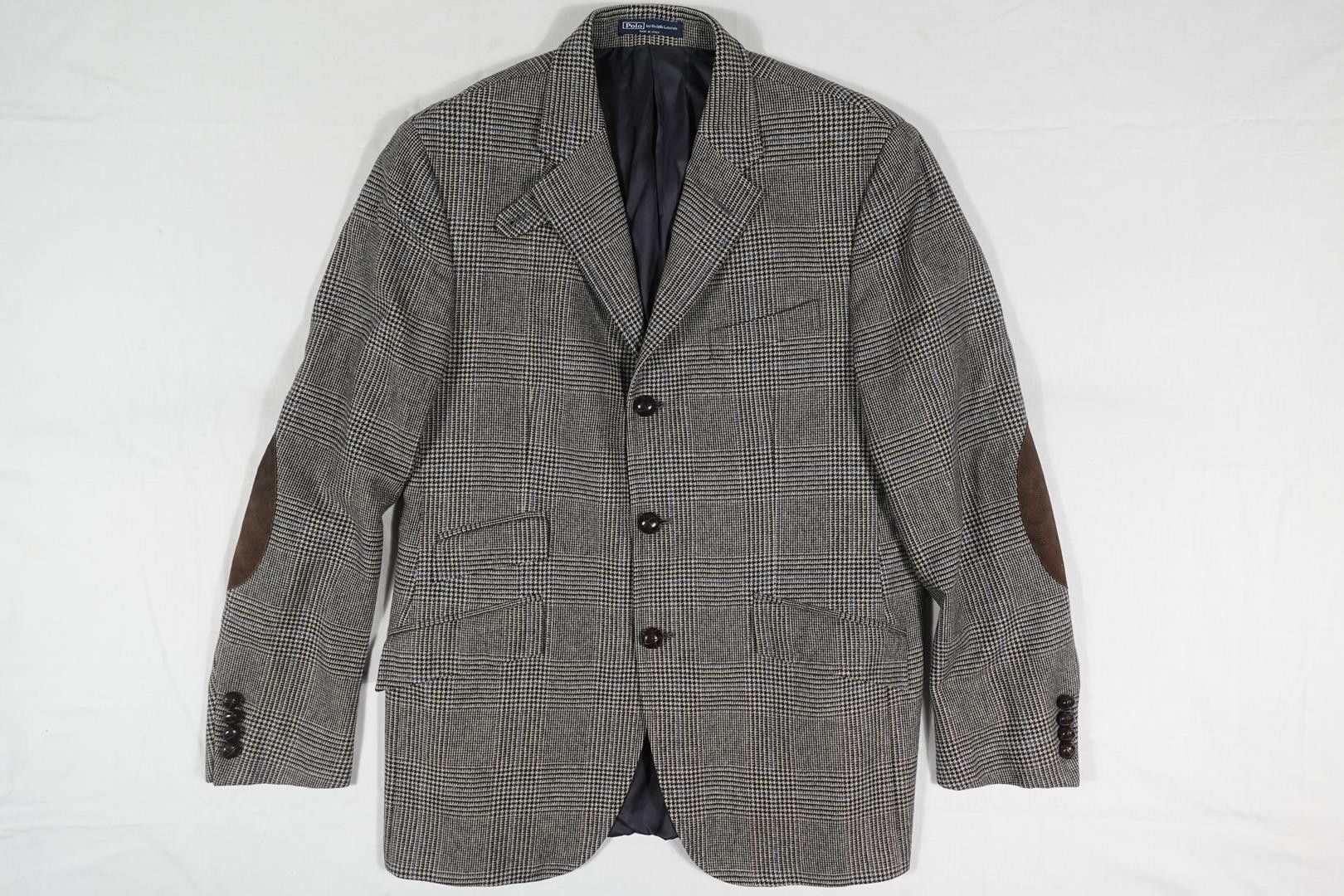 Polo Ralph Lauren Polo Ralph Lauren Blazer Coat Jacket Herringbone Wool 52R Size 52R - 1 Thumbnail