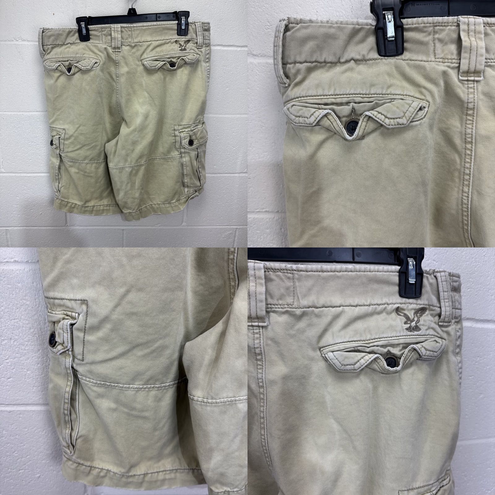 American Eagle Outfitters VINTAGE American Eagle Cargo Shorts Mens Size 34 Canvas Distressed Casual Summer Fall Spring Baggy Size US 34 / EU 50 - 8 Thumbnail