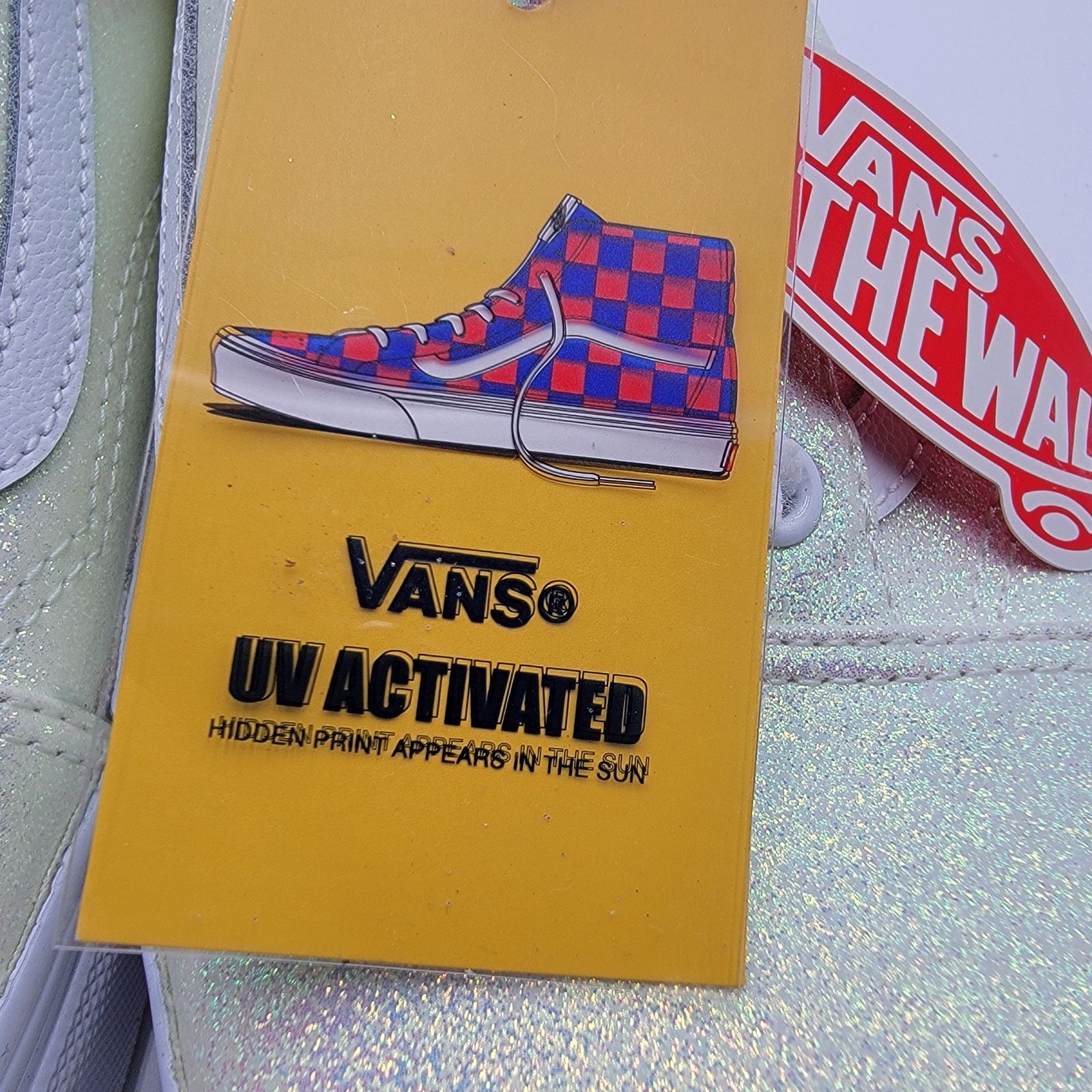 Vans Vans Old Skool UV Glitter Sz 6M/7.5W Pink/Green VN0A3WKT3UA1 Size US 7.5 / IT 37.5 - 8 Thumbnail