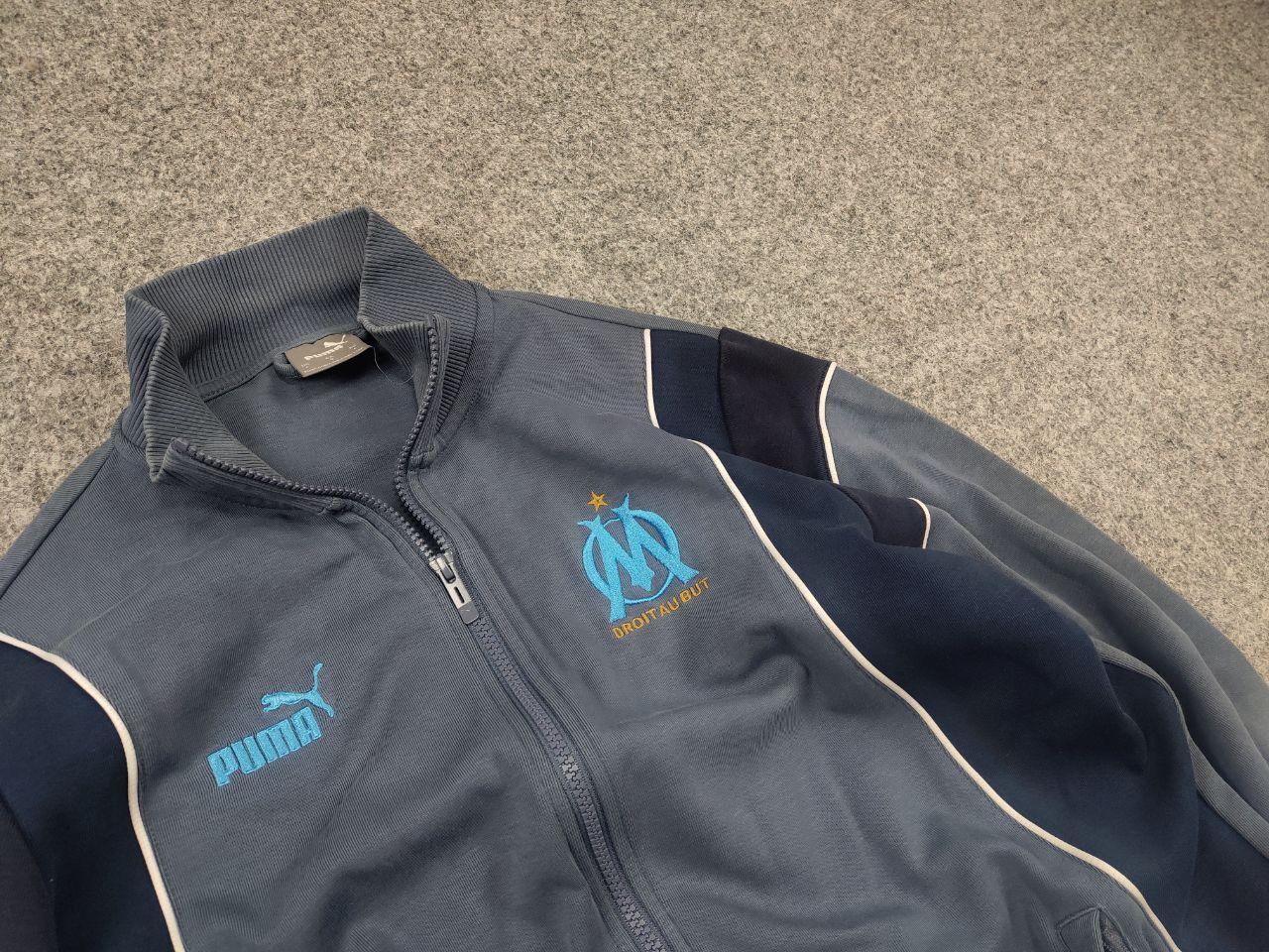 Puma Vintage Puma x Olympique Marseille Logo Zip track Jacket Size US L / EU 52-54 / 3 - 5 Thumbnail