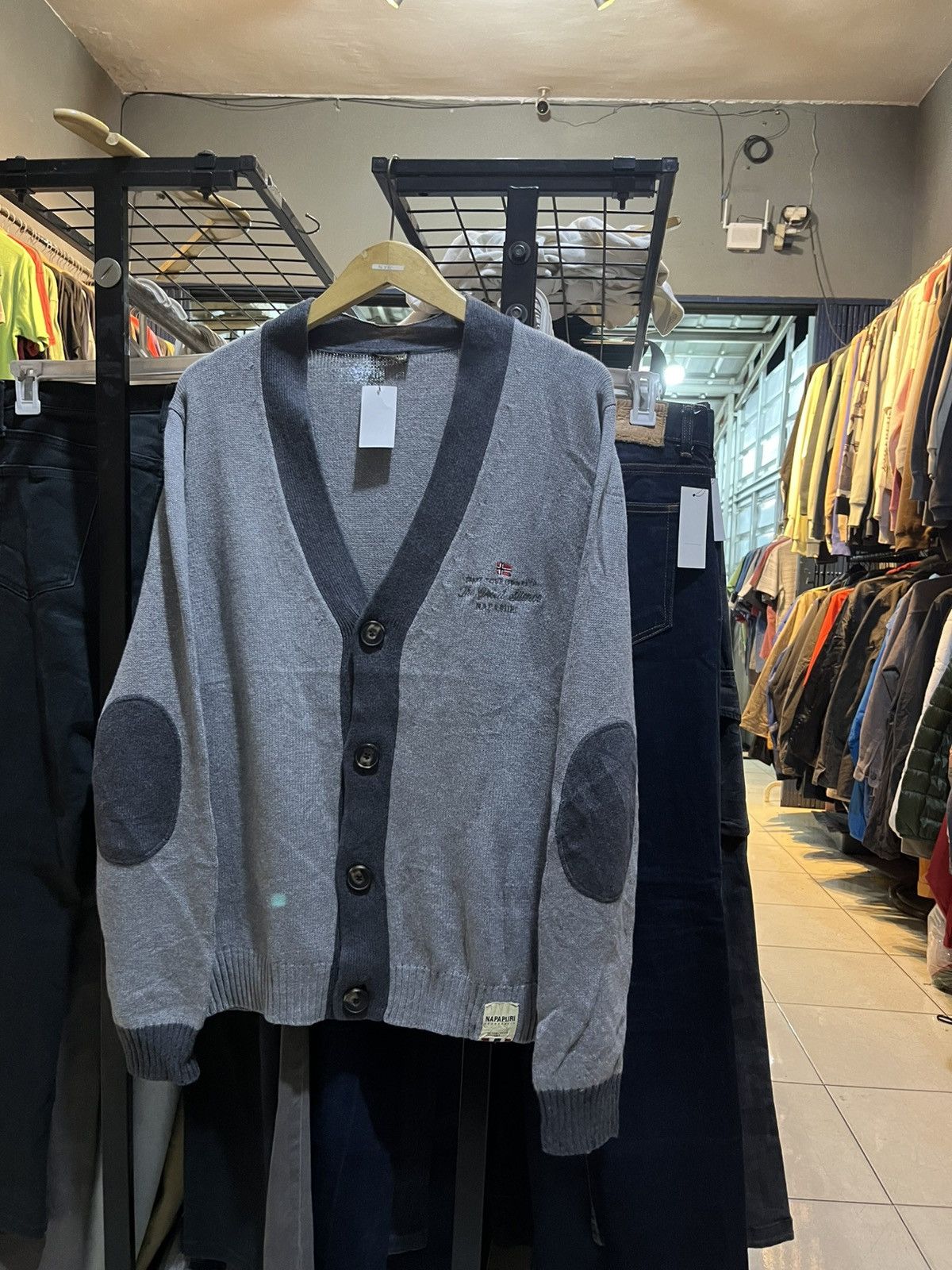 Napapijri Vintage cardigan napapijri Size US L / EU 52-54 / 3 - 3 Thumbnail