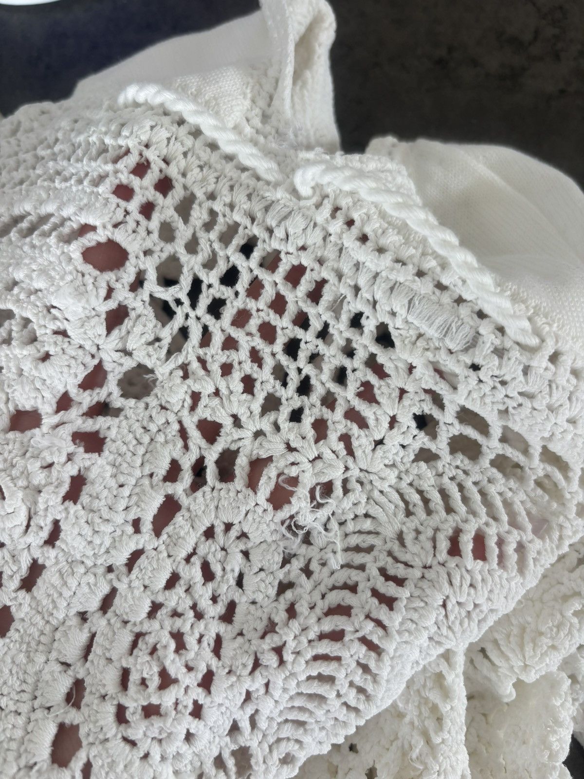 Ralph Lauren Rare Ralph Lauren Hand-Crocheted S-Top – Vintage Boho Luxury Size S / US 4 / IT 40 - 7 Thumbnail