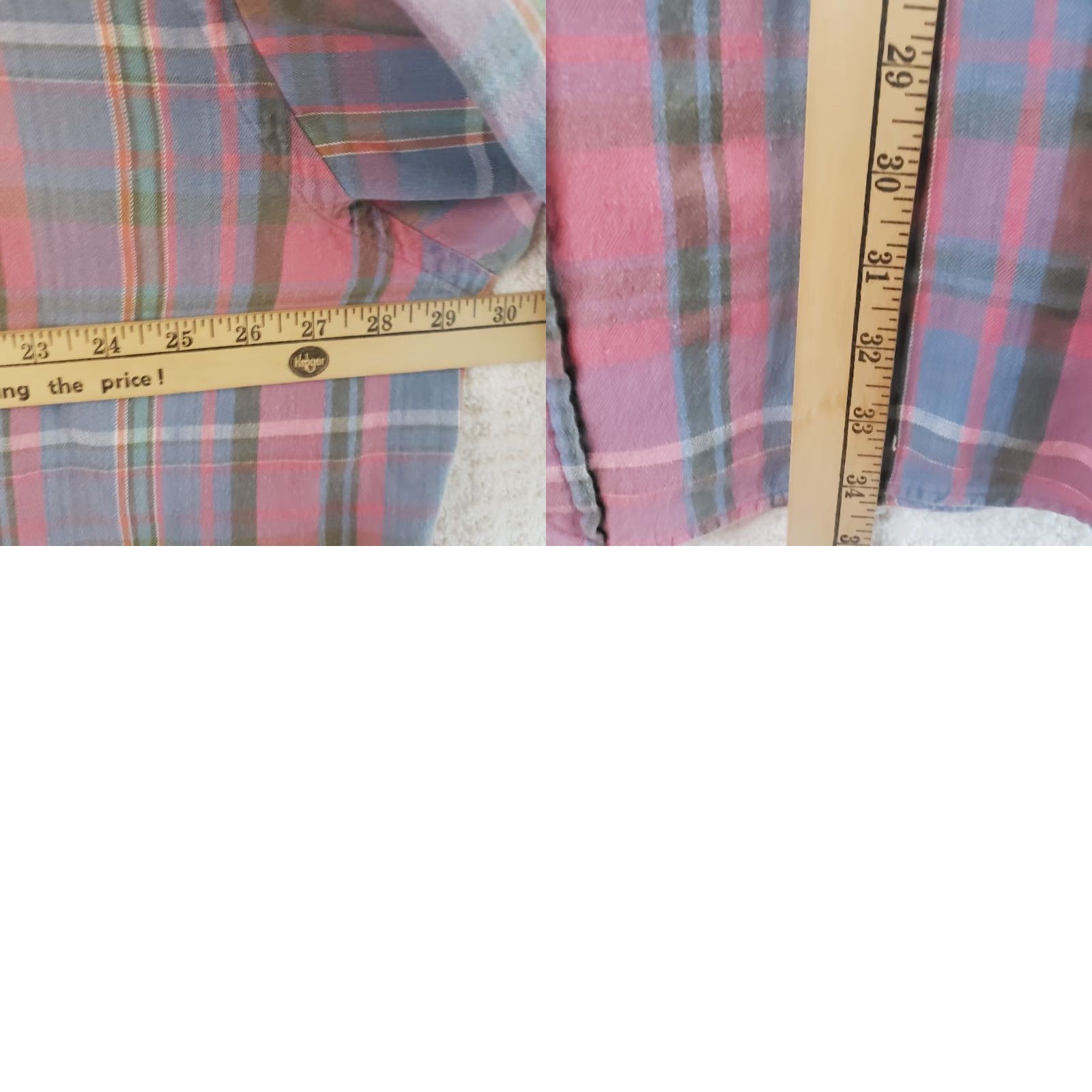 Ralph Lauren Ralph Lauren Button-Up Shirt Men XXL Pink Blue Gray Plaid Logo Size US XXL / EU 58 / 5 - 9 Thumbnail