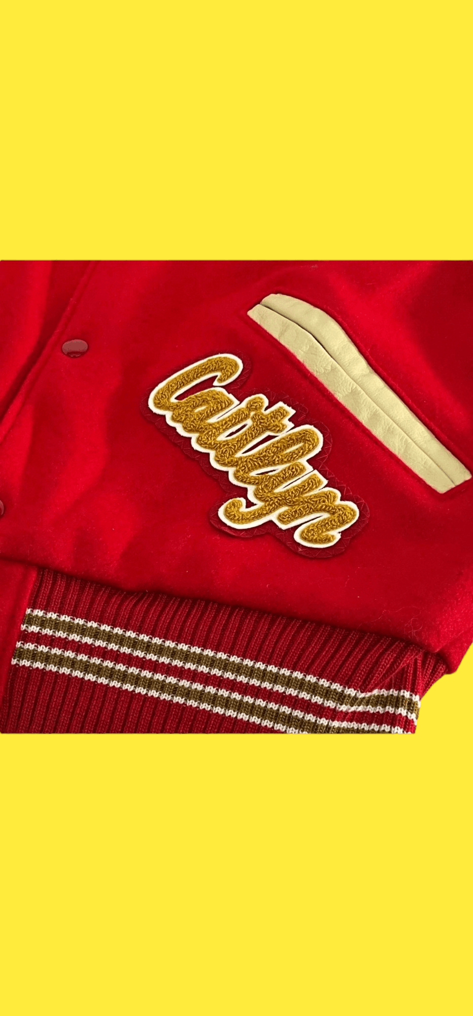Delong Varsity Jackets Vintage red varsity jacket Size US M / EU 48-50 / 2 - 7 Preview