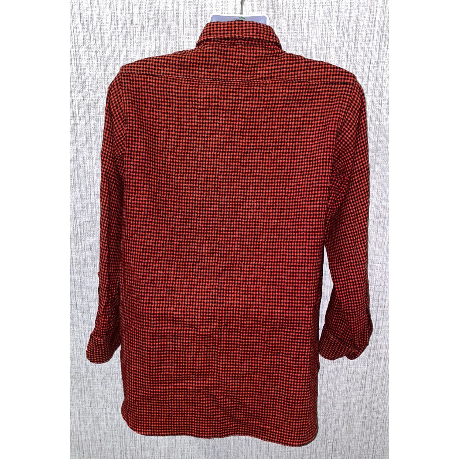 Vintage VINTAGE L.L. Bean Men's Button-Up Shirt Long Sleeve Checkered Red Black Adult Size 15 21 Inch Armpit Mens Size US M / EU 48-50 / 2 - 5 Thumbnail
