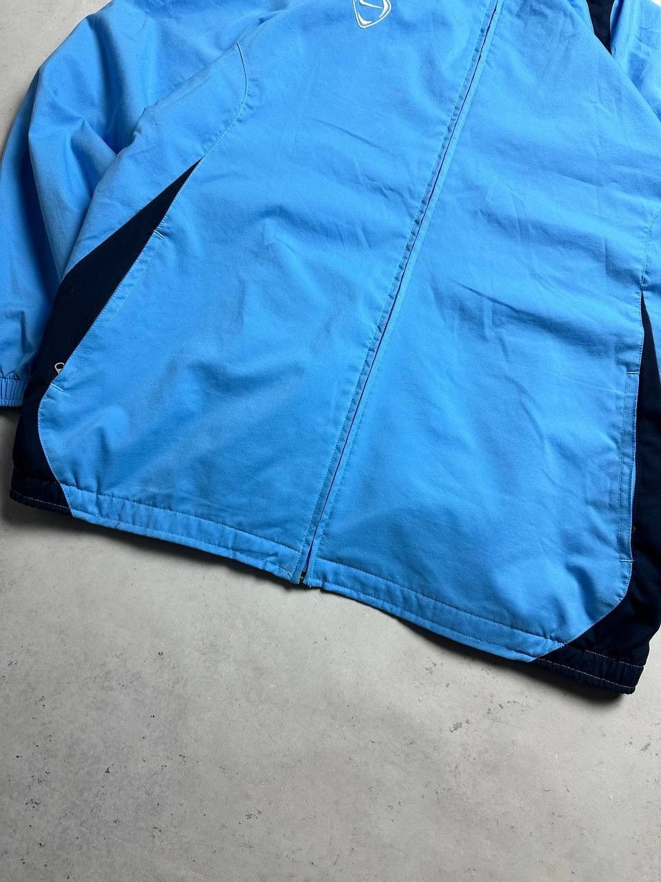 Nike Vintage Nike Swoosh Olympic Nylon Blue Jacket Y2K L Size US L / EU 52-54 / 3 - 4 Thumbnail
